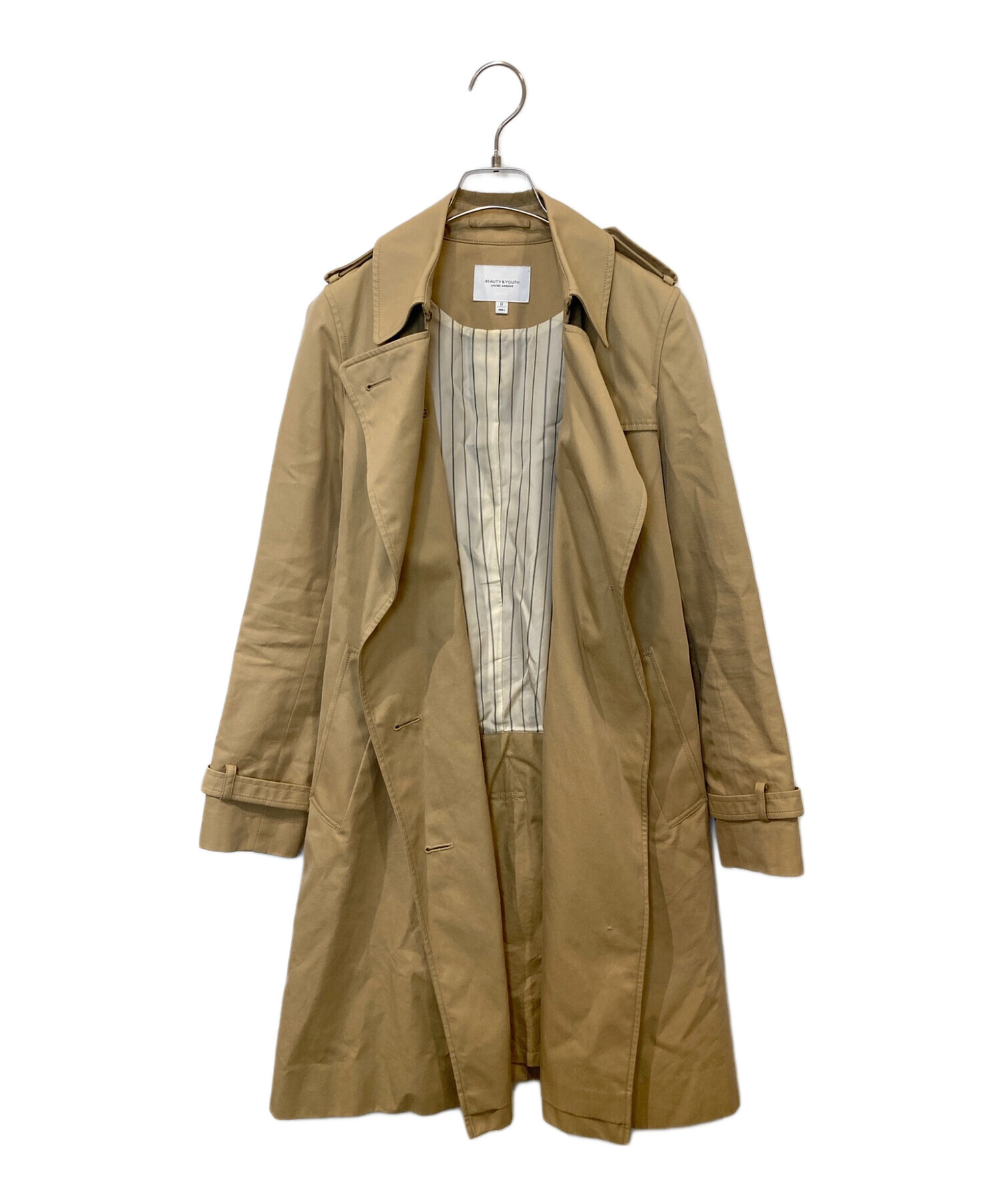 beauty&youth ベージュ トレンチコート BEAUTY＆YOUTH UNITED ARROWS