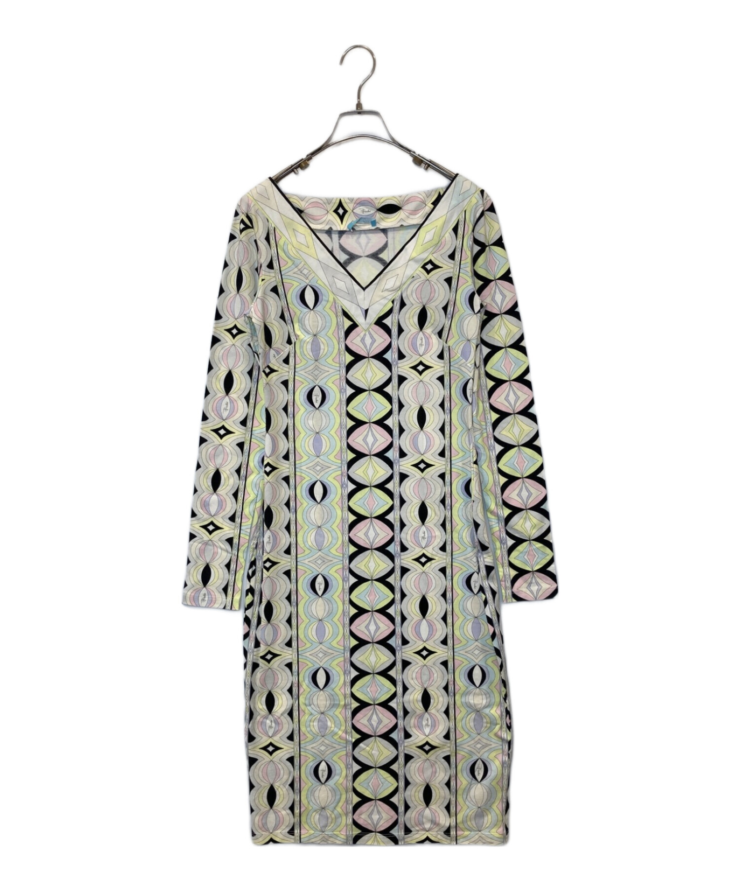 中古・古着通販】Emilio Pucci (エミリオ プッチ) 総柄ワンピース 