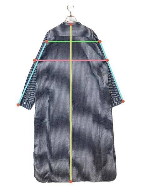 中古・古着通販】ARMEN (アーメン) UTILITY BAND COLLAR LONG OP