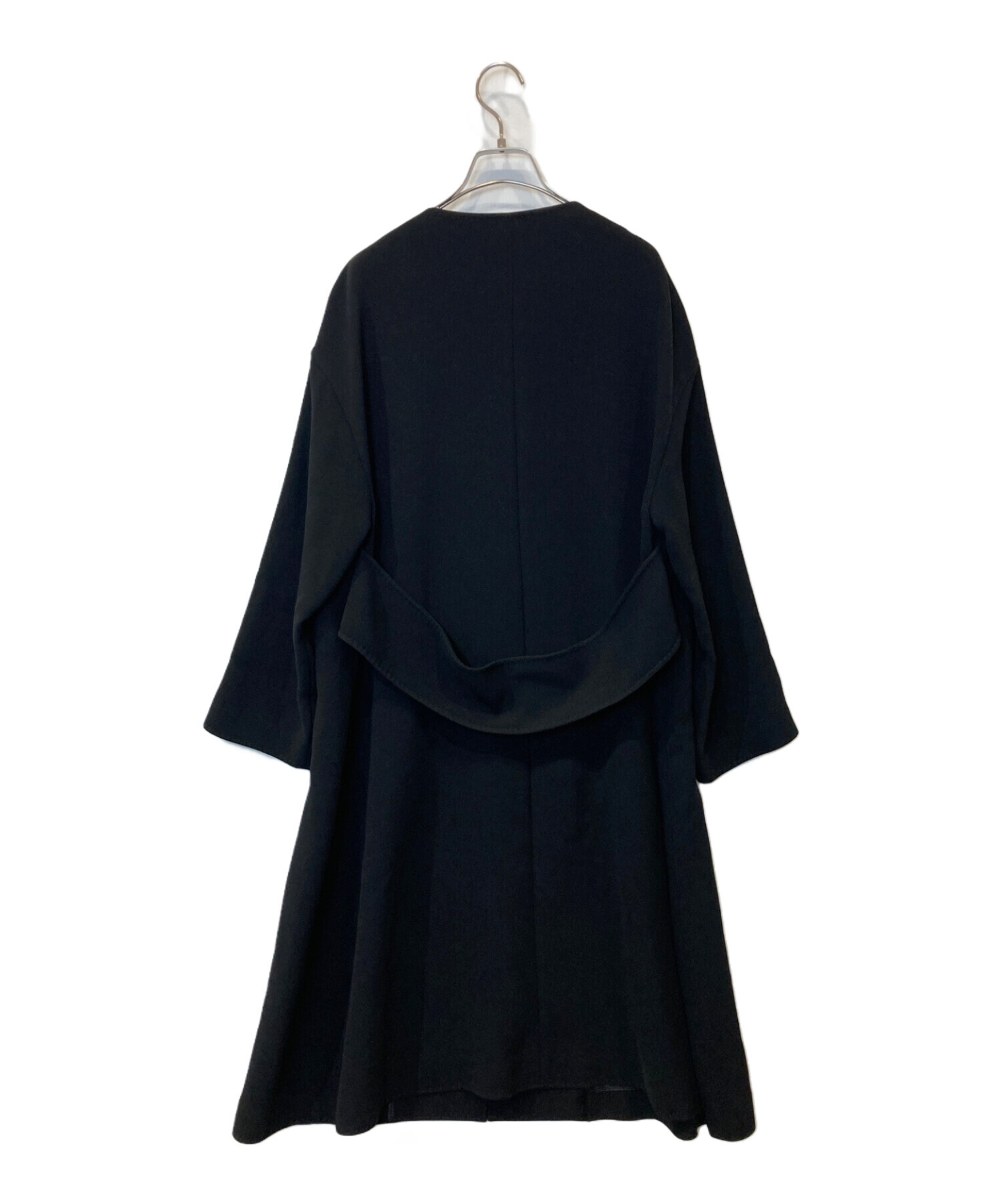 中古・古着通販】ADORE (アドーア) ダブルアセテートコート ブラック