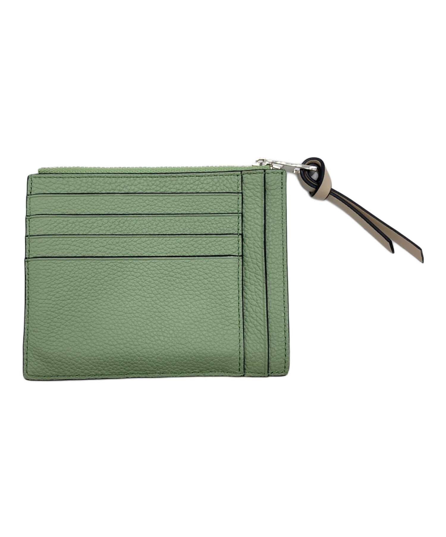 LOEWE ロエベ 財布・ケース  カーキ 【古着】【中古】【送料無料】 中古・古着通販】LOEWE (ロエベ) 2つ折り財布 グリーン｜ブランド