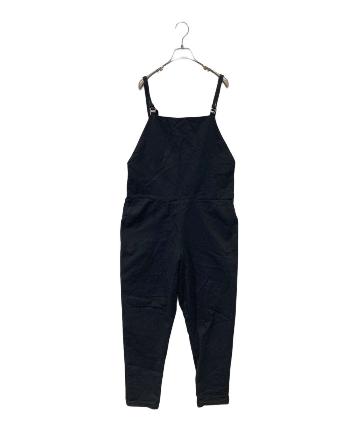 ベースレンジ　サロペット BASERANGE ベースレンジサロペットブラックXS