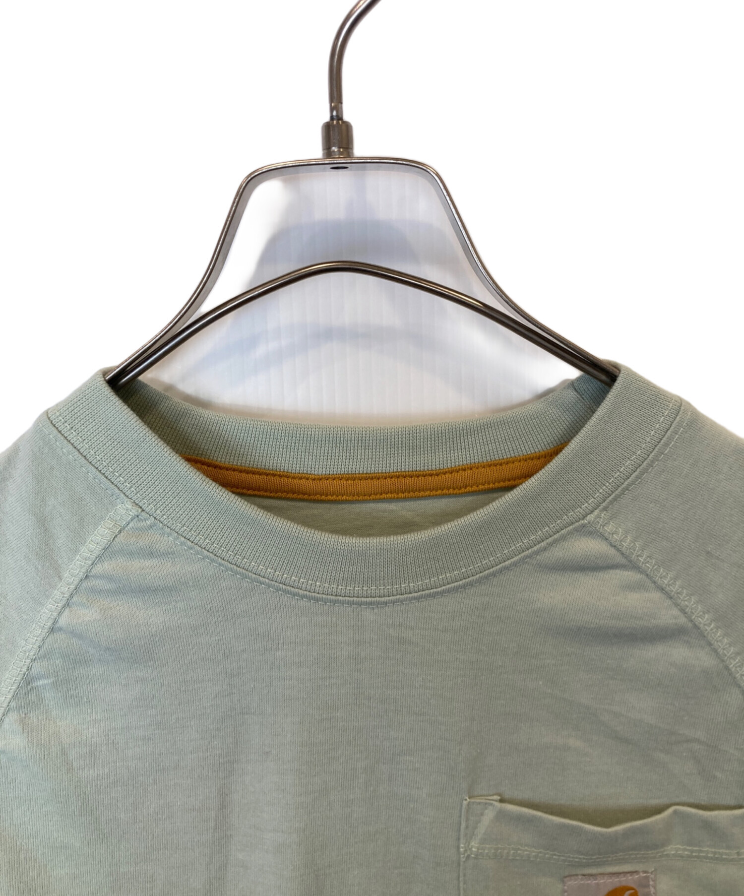 中古・古着通販】CarHartt (カーハート) ポケットTシャツ グリーン 