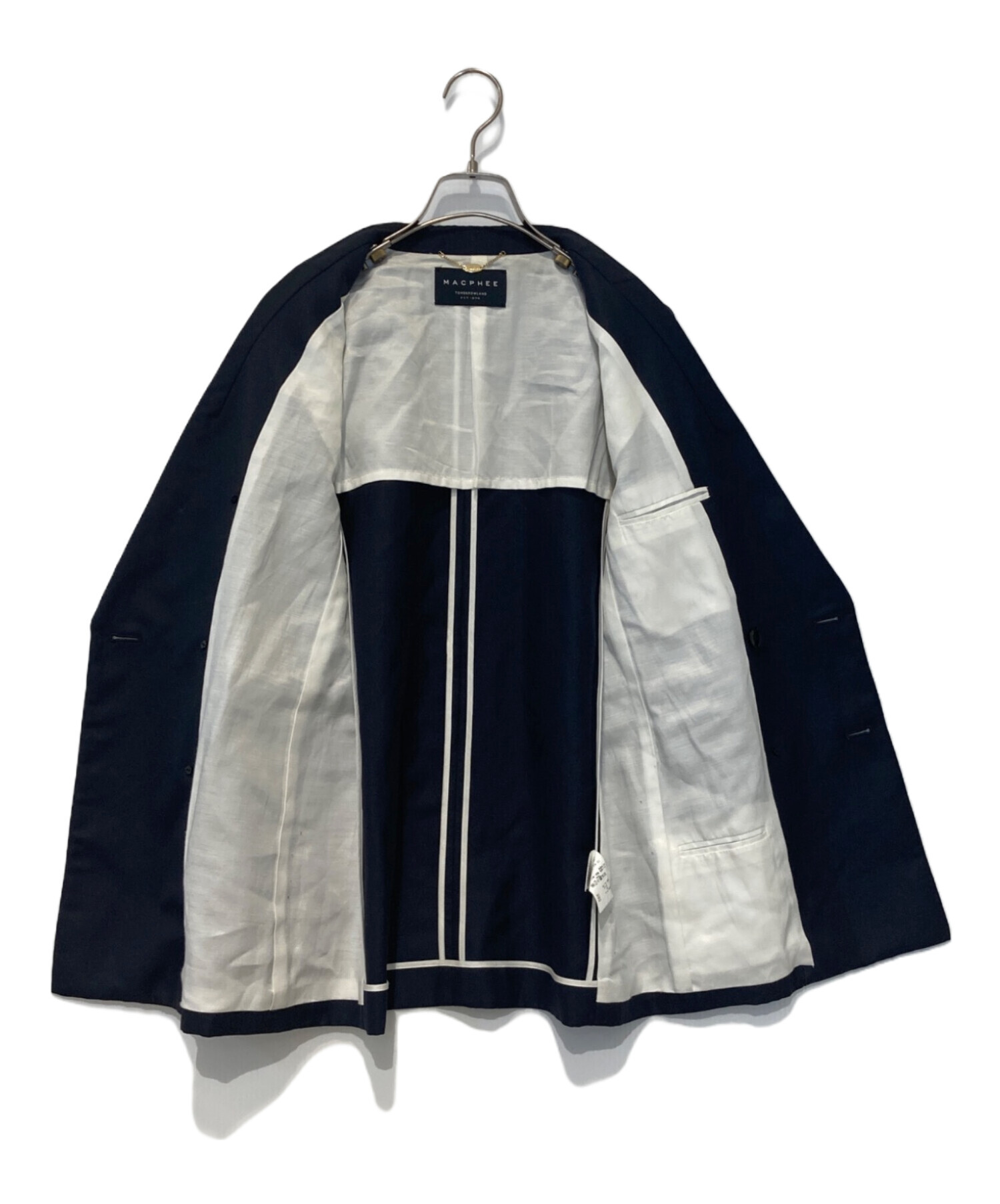 中古・古着通販】MACPHEE (マカフィー) ウールギャバジン ダブル