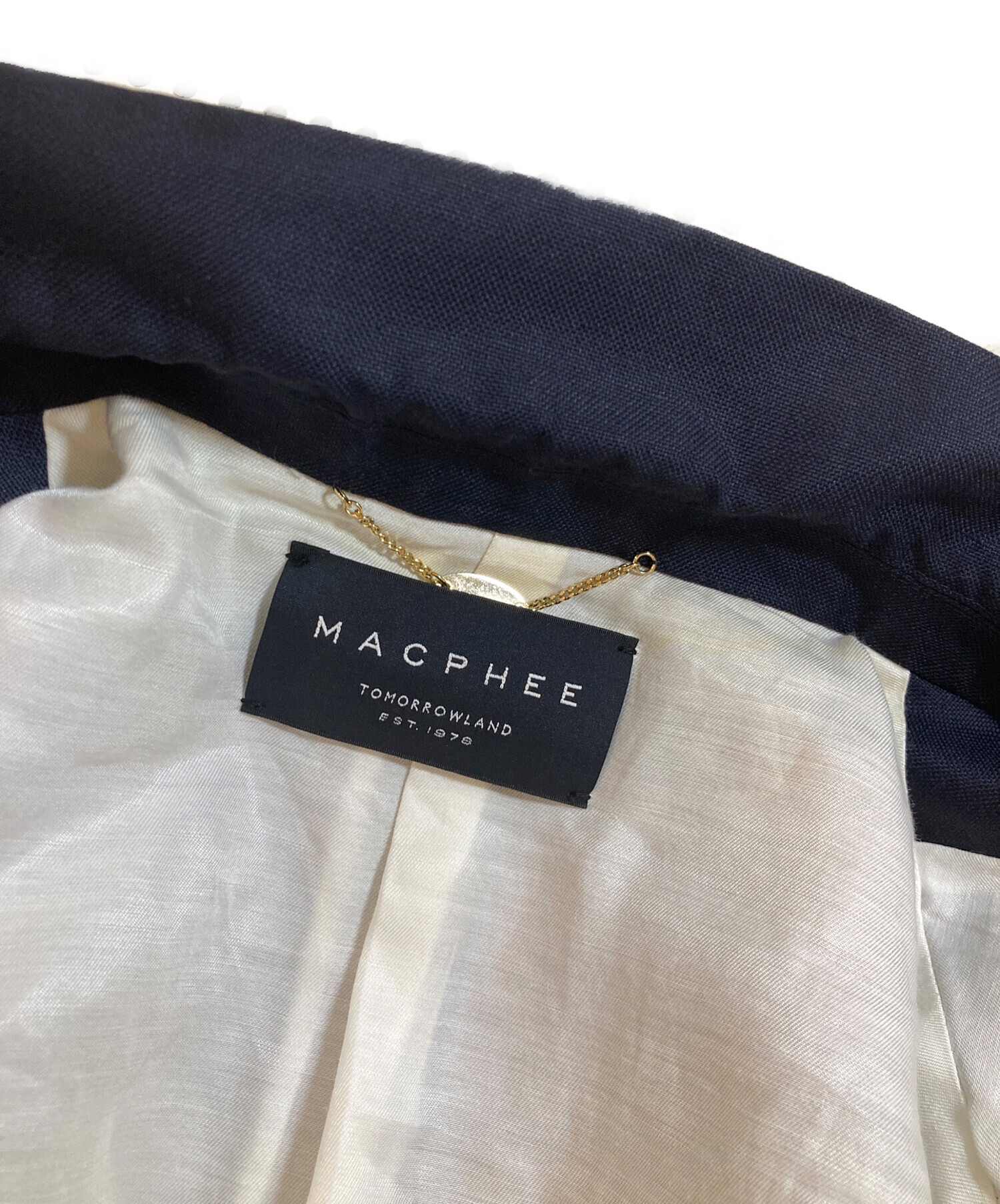中古・古着通販】MACPHEE (マカフィー) ウールギャバジン ダブル