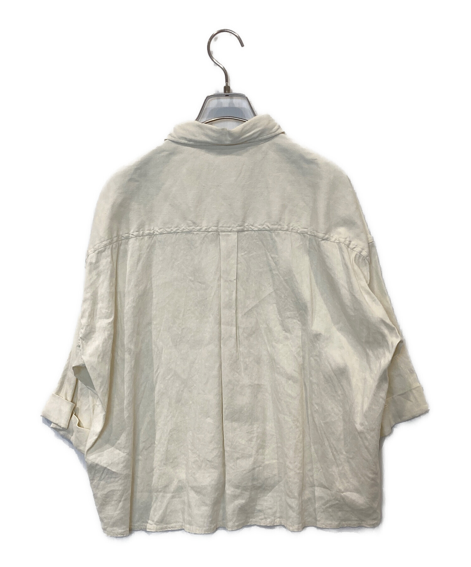 中古・古着通販】IENA (イエナ) BIOリネンクロップドシャツジャケット 
