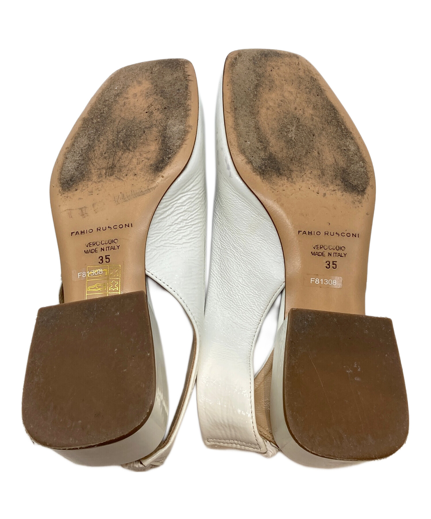 FABIO RUSCONI ブラウンミュール 35 【未使用】 中古・古着通販】FABIO RUSCONI (ファビオルスコーニ) ミュール