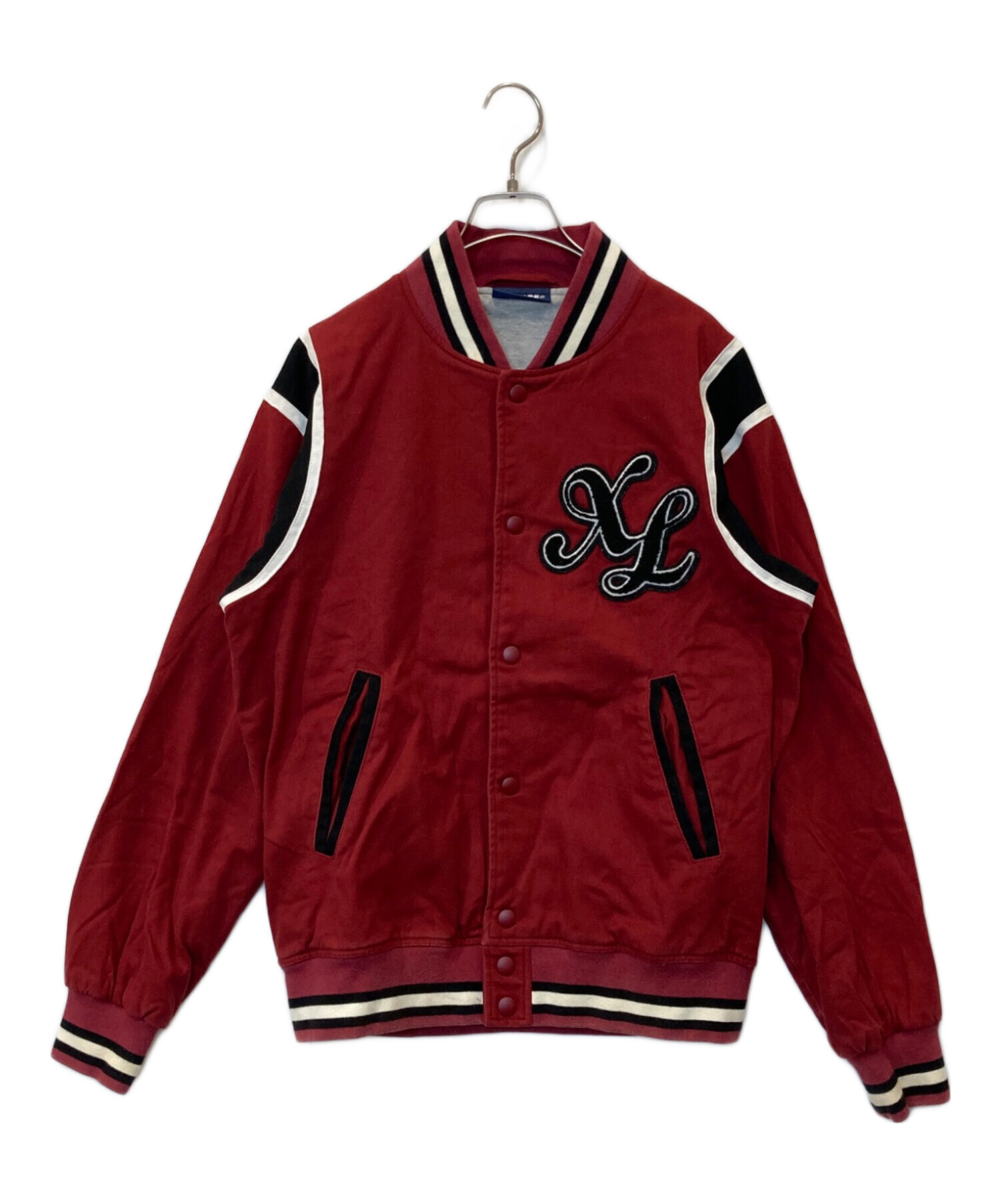 中古・古着通販】X-LARGE (エクストララージ) スタジャン レッド