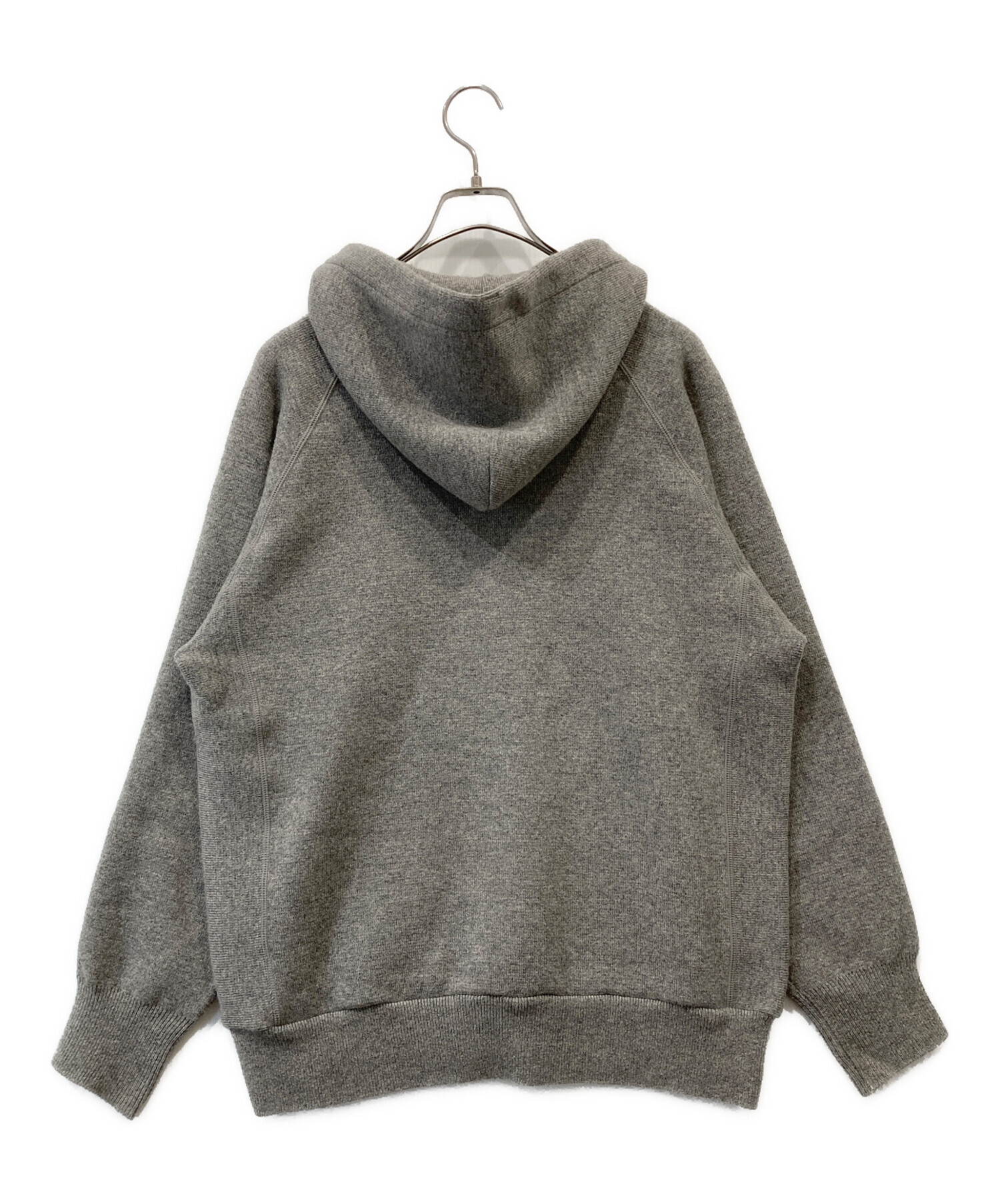 新品未使用　HERMESメンズカシミヤニット羊皮コンビパーカータグ付き 新品未使用 HERMESメンズカシミヤニット羊皮コンビパーカータグ付き