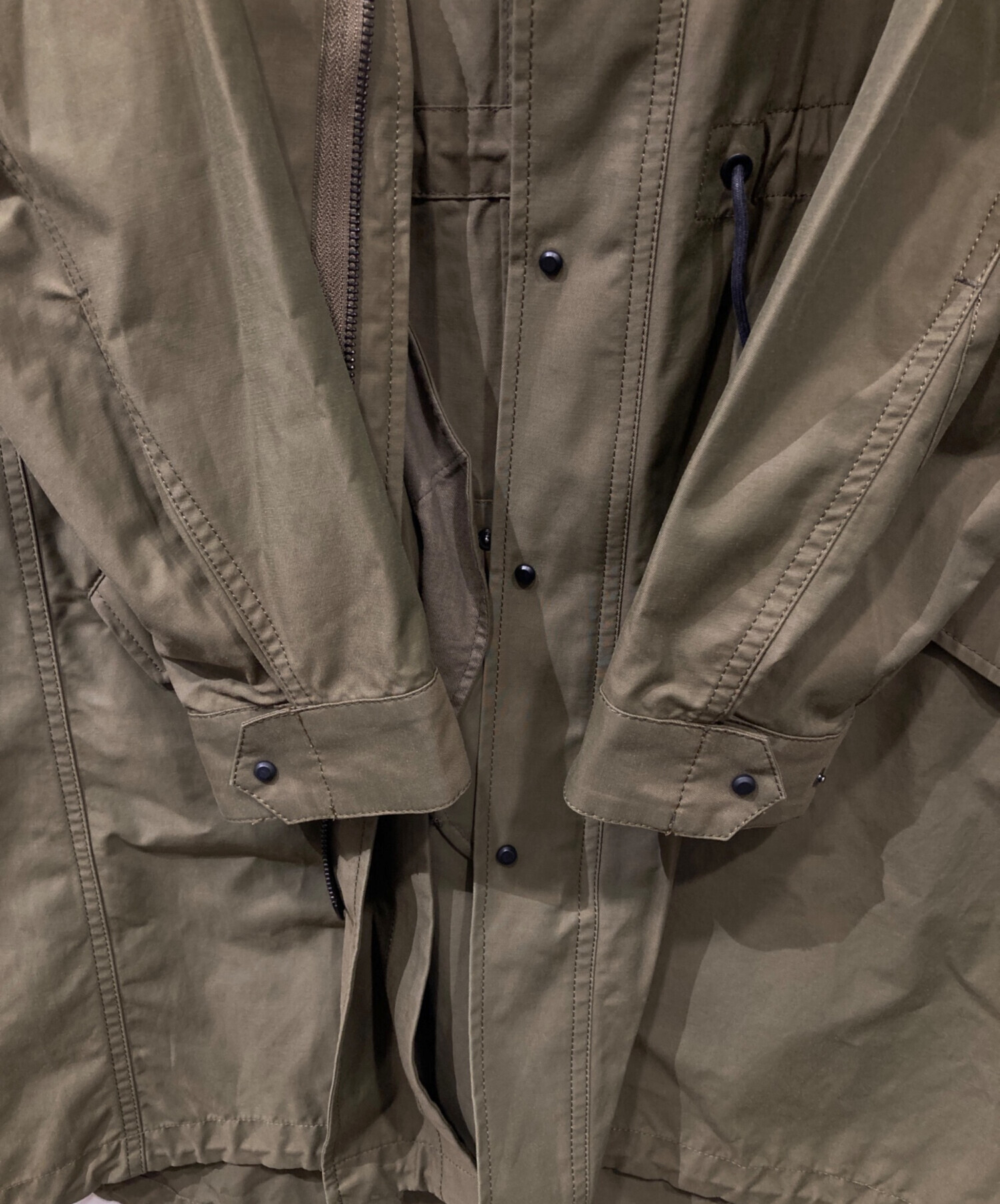 中古・古着通販】ESTNATION (エストネーション) モッズコート カーキ