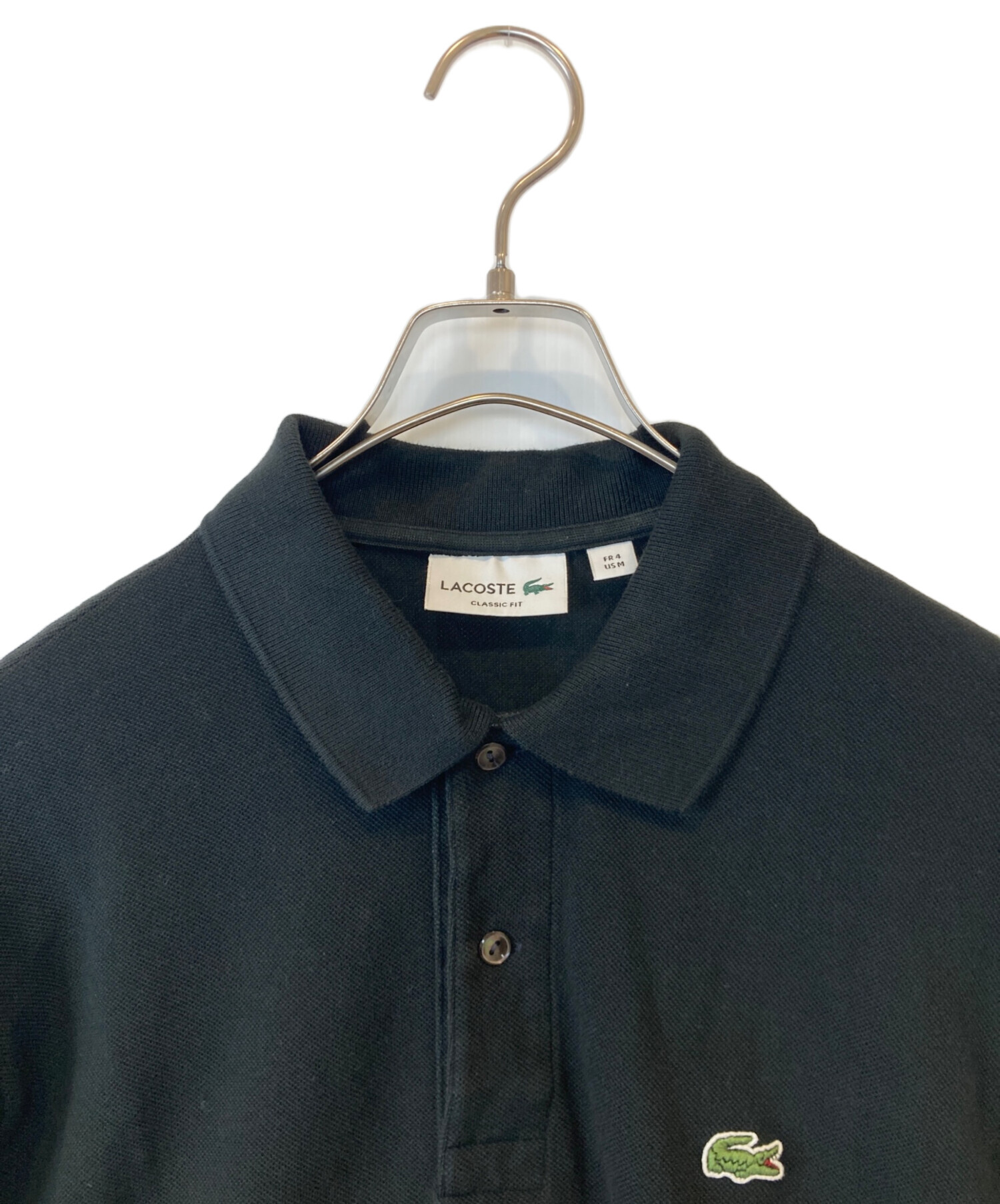 中古・古着通販】LACOSTE (ラコステ) ポロシャツ F8455 ブラック 