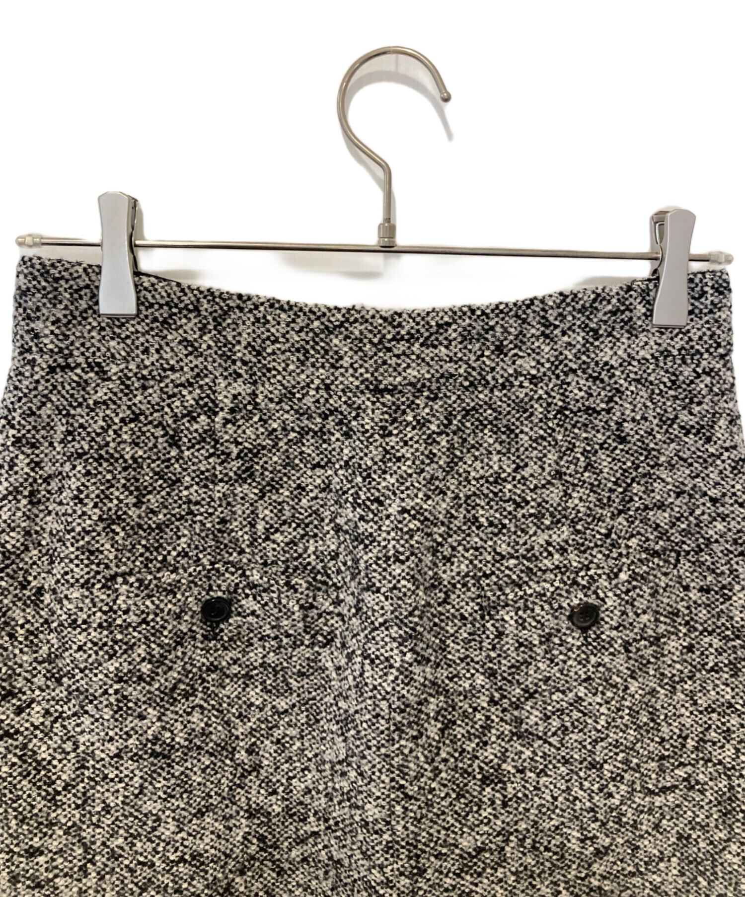 MaxMara WEEKEND LINE イタリア製 ツイードスカート 38 中古・古着通販】MaxMara (マックスマーラ) ツイードスカート グレー