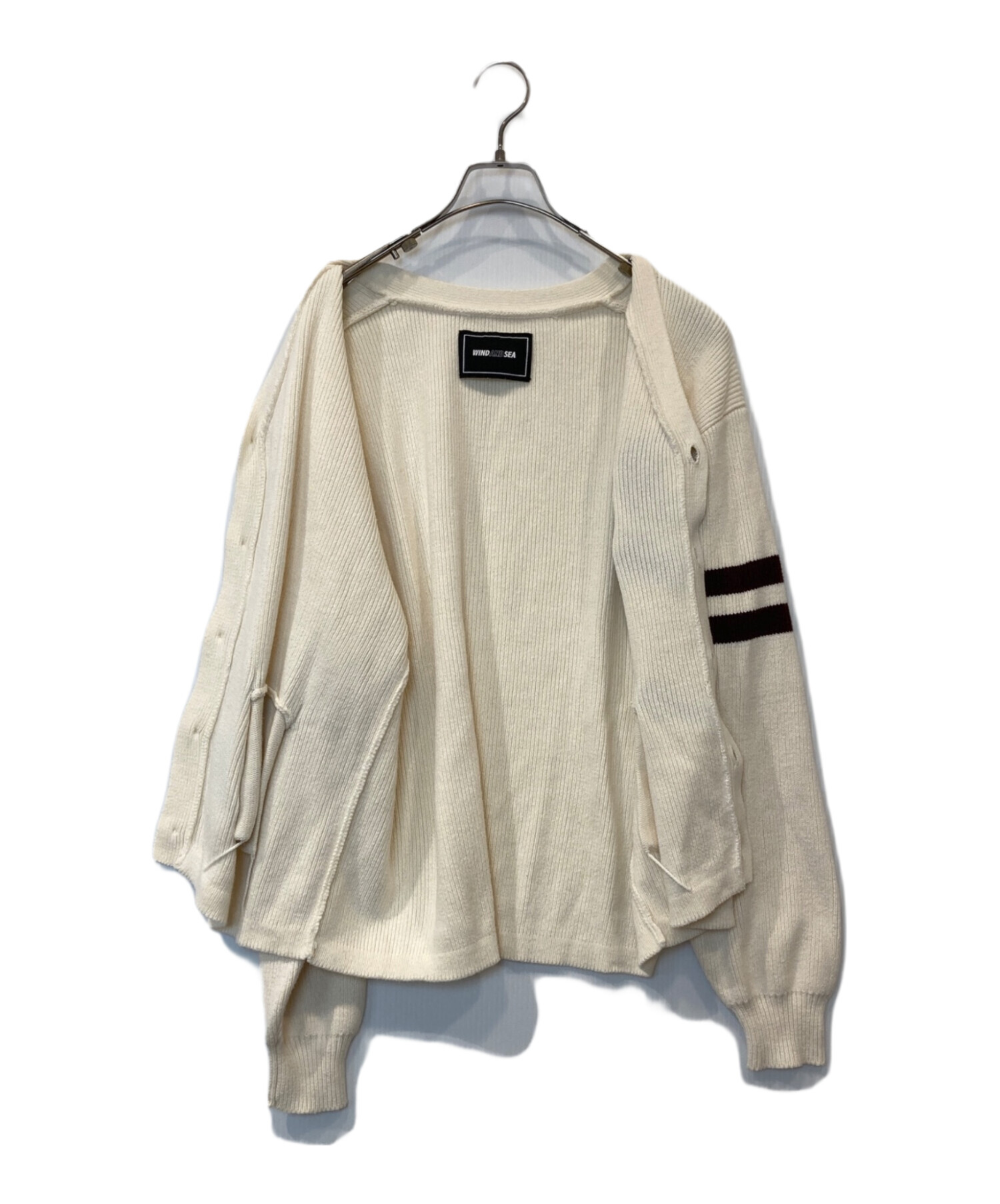 中古・古着通販】WIND AND SEA (ウィンダンシー) ニットカーディガン
