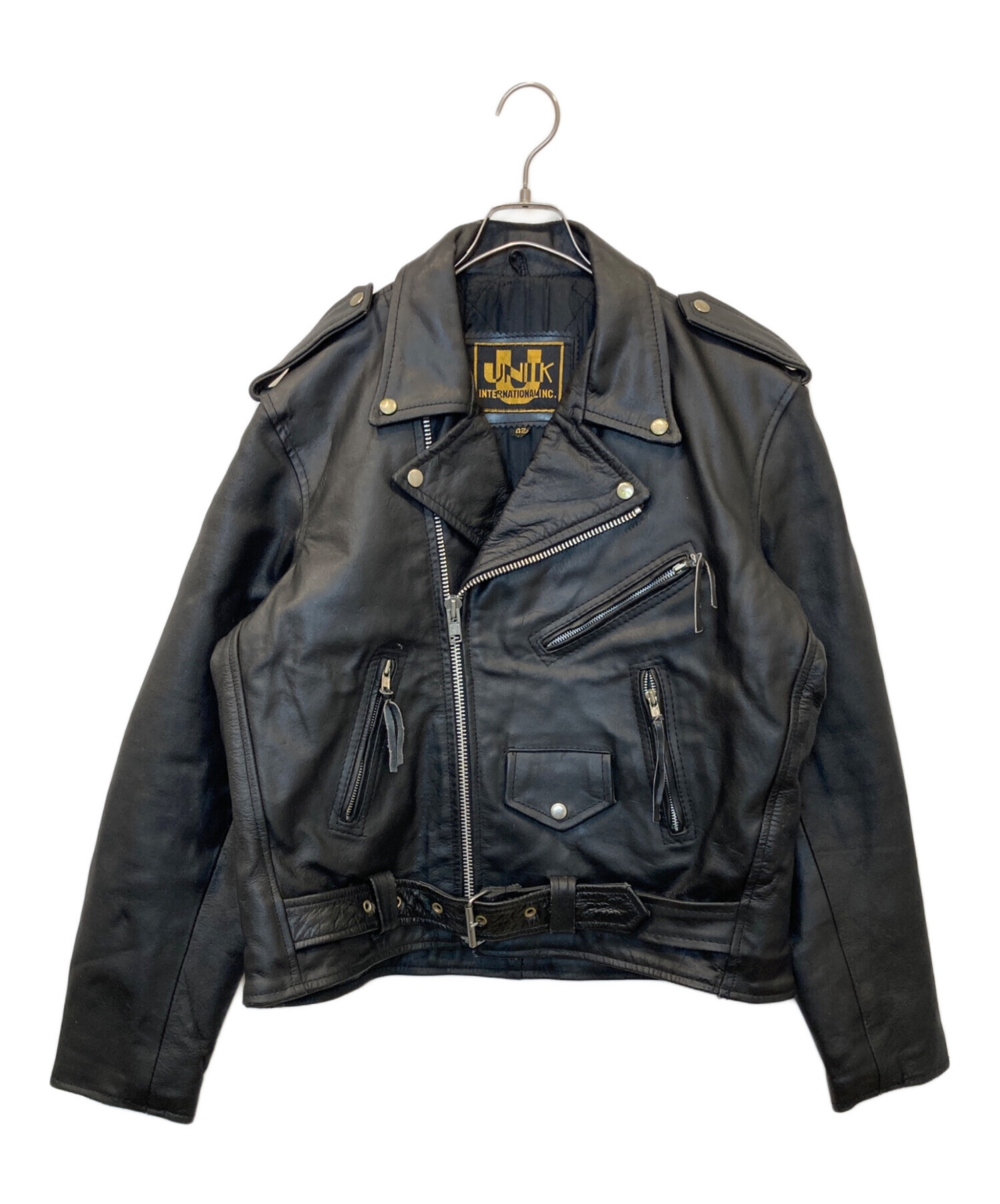 中古・古着通販】UNIK intarnationalink (ユニック) レザーライダース