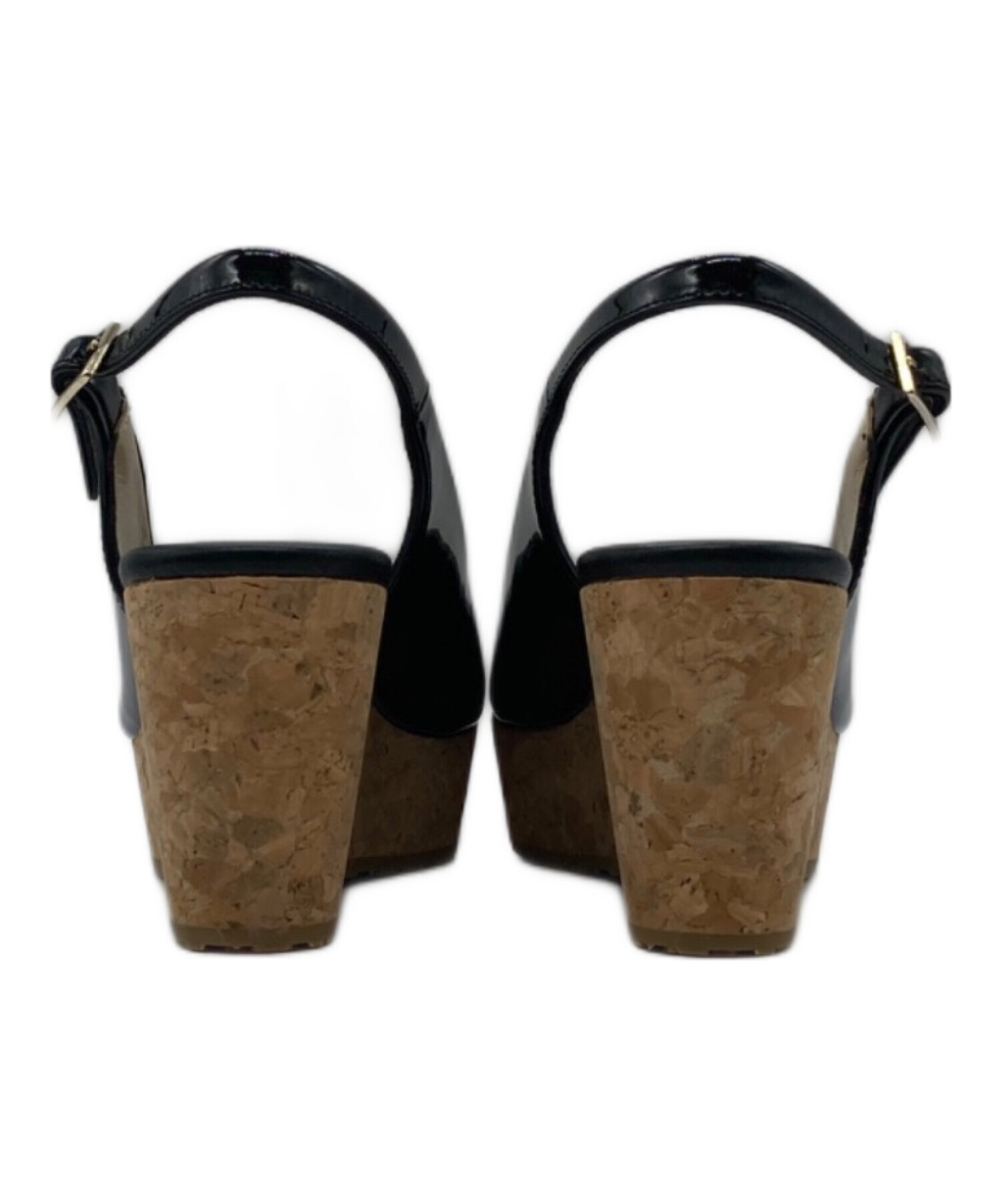 中古・古着通販】JIMMY CHOO (ジミーチュウ) パテントレザー ウェッジ