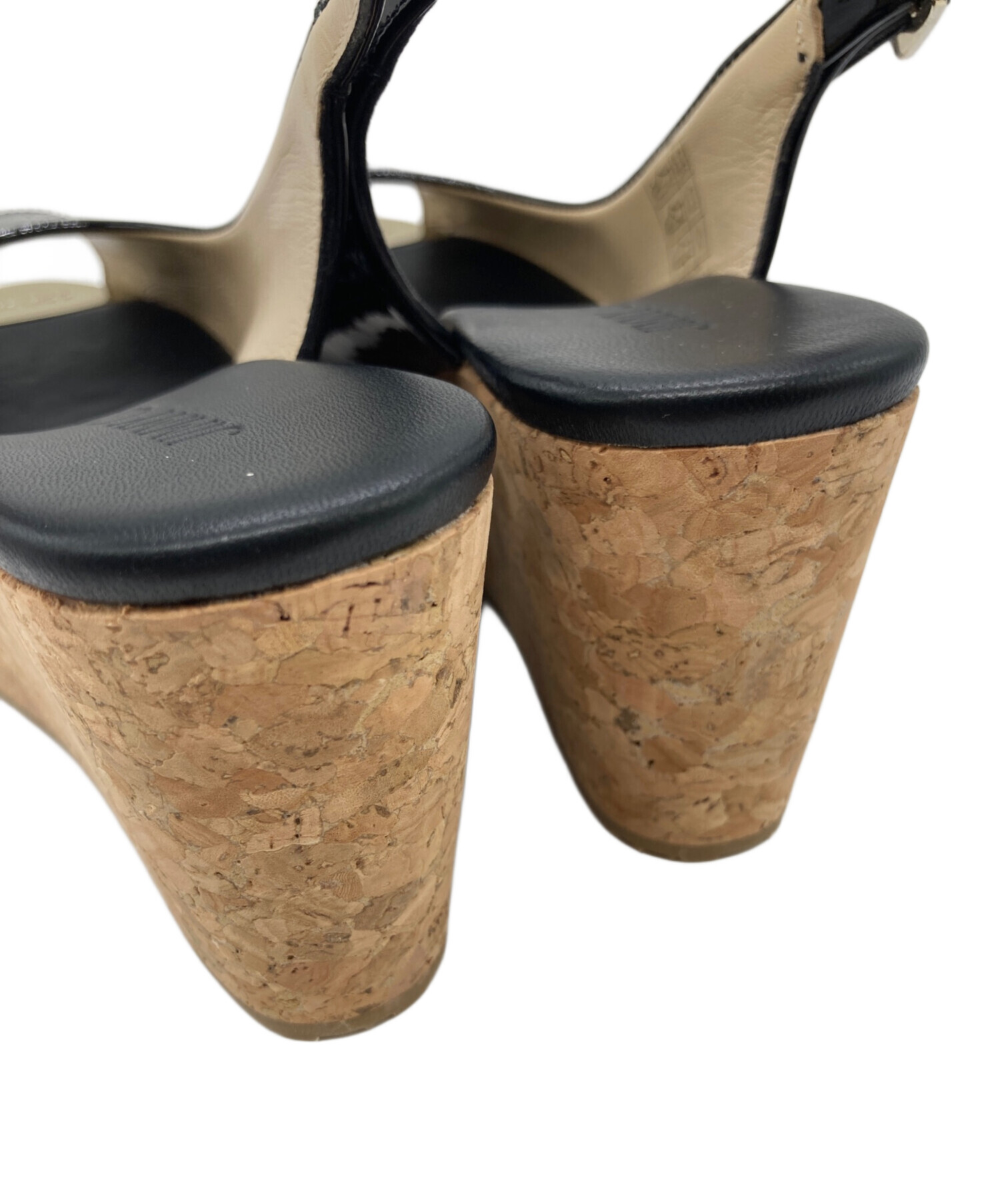 中古・古着通販】JIMMY CHOO (ジミーチュウ) パテントレザー ウェッジ