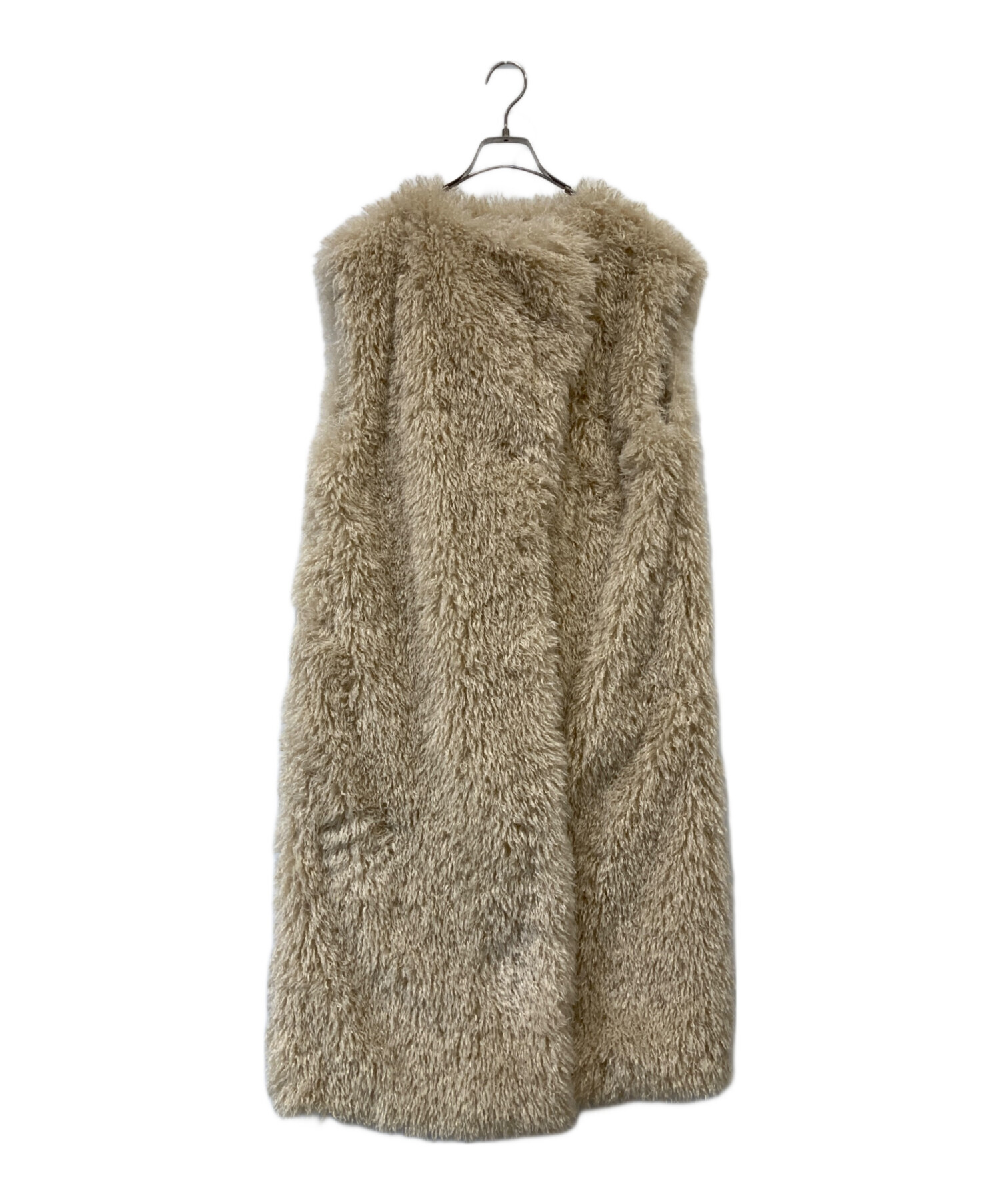 中古・古着通販】THINK FUR (シンクファー) Curly Eco Fur Vest
