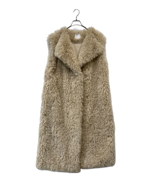 中古・古着通販】THINK FUR (シンクファー) Curly Eco Fur Vest