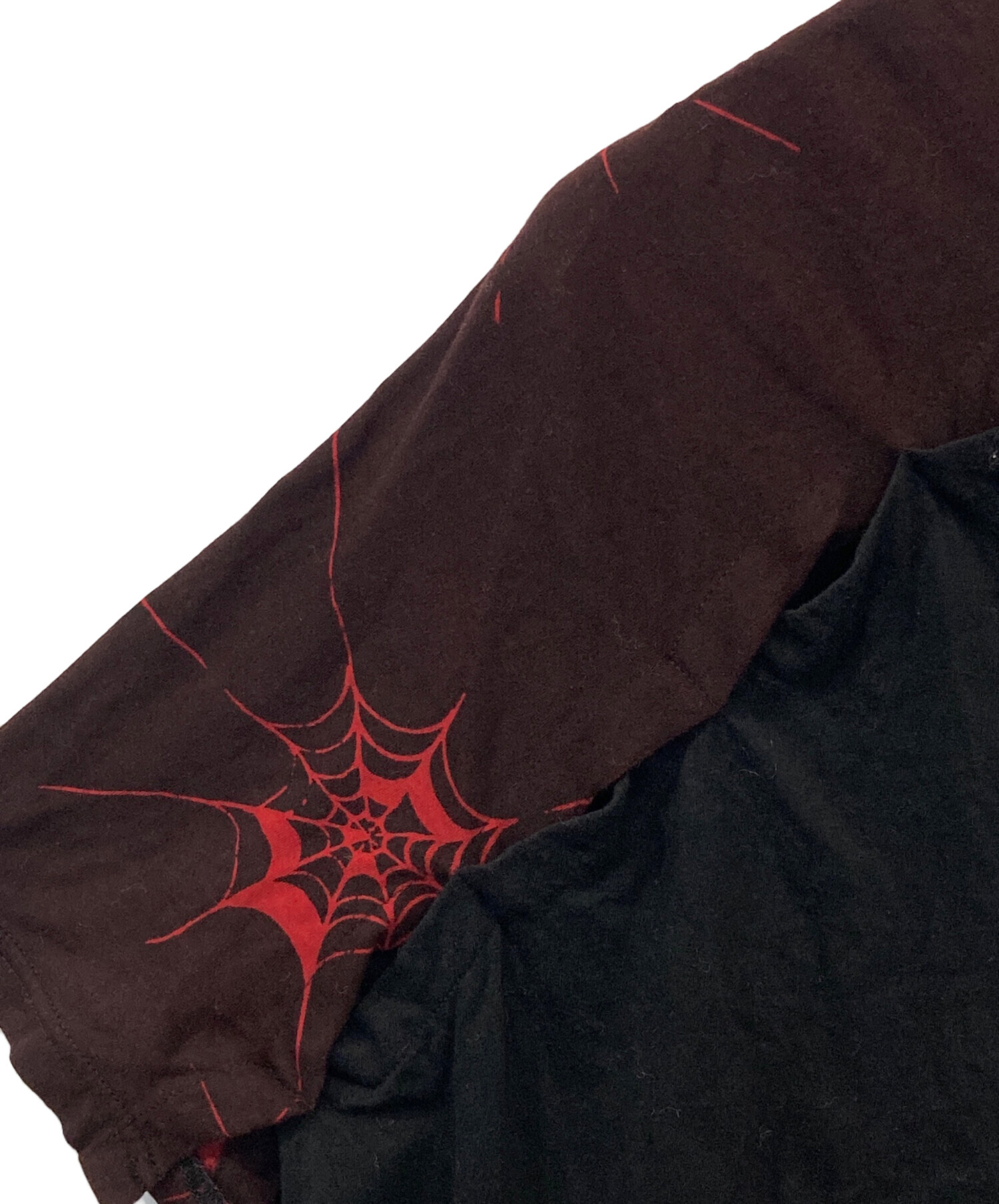 B Yohji Yamamoto ビー ヨウジヤマモト 19SS スリットスパイダー カットソー NH-T73-085 ブラック 2 中古・古着通販】B Yohji Yamamoto (ビーヨウジヤマモト) スパイダー