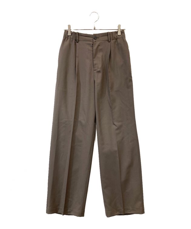 Cornier WORSTED WOOL WIDE PANTS コルニエ cornier (コルニエ