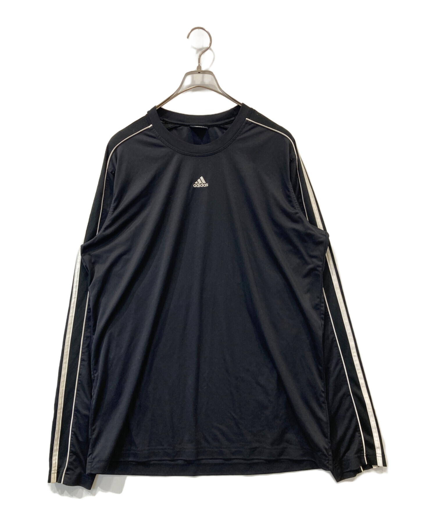 【未使用品】adidas　アディダス　フットボール　ゲームシャツ　長袖　M 中古・古着通販】adidas (アディダス) 00s 長袖ゲームシャツ ブラック