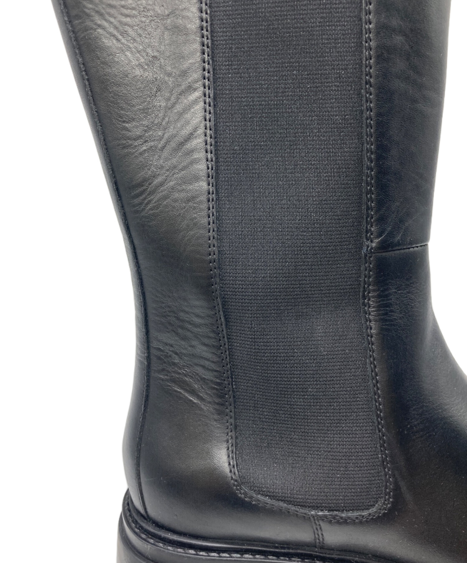 中古・古着通販】NEUF (NEUF) サイドゴアロングブーツ ブラック サイズ