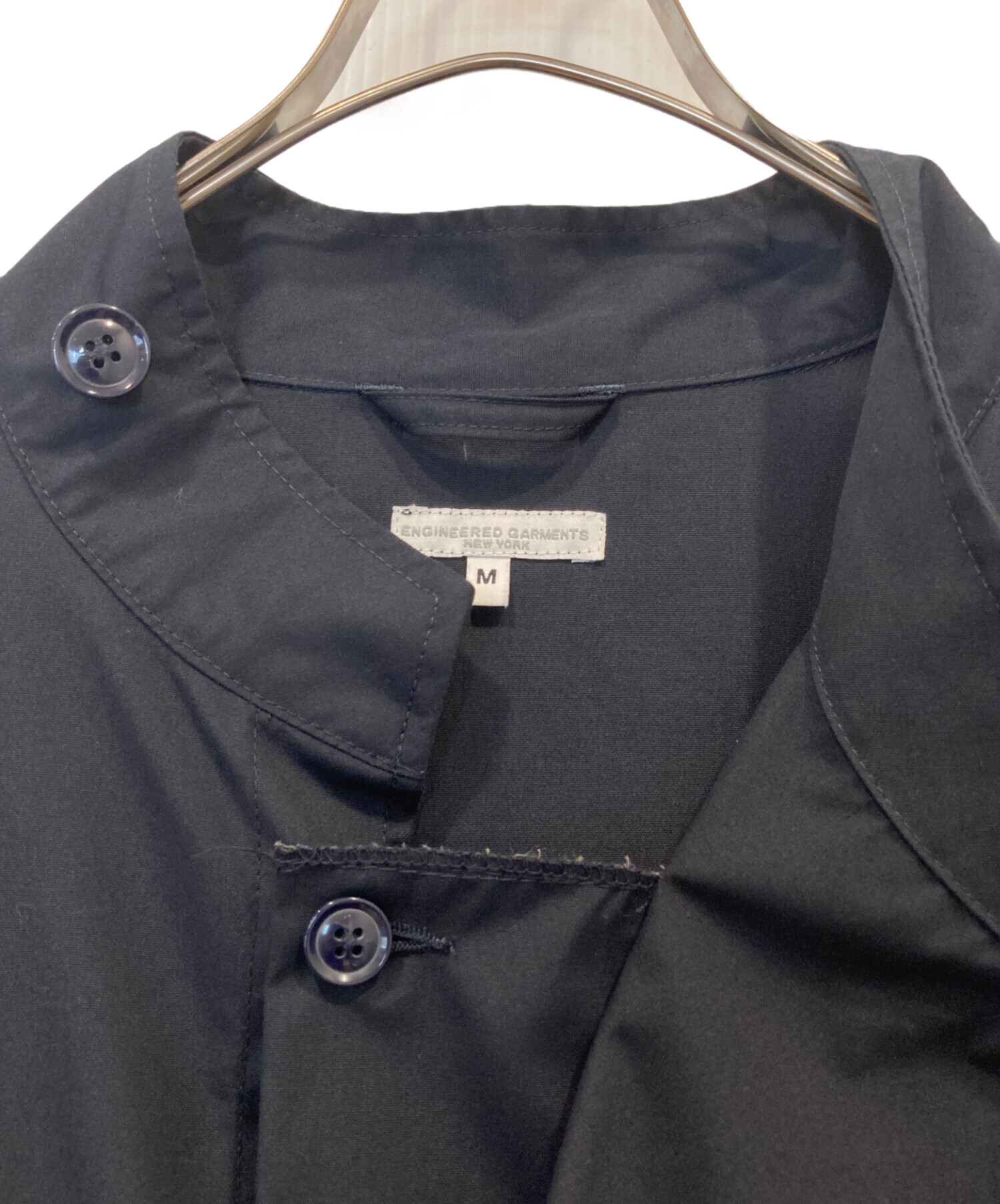 新品 Engineered Garments MG Coat ブラック　定価6万 中古・古着通販】Engineered Garments (エンジニアド ガーメンツ