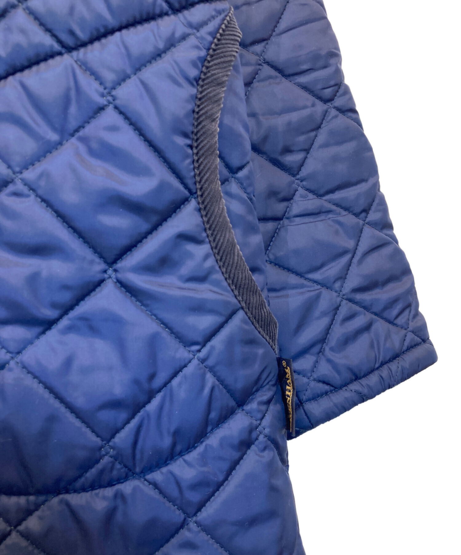 中古・古着通販】LAVENHAM (ラベンハム) キルティングコート ネイビー