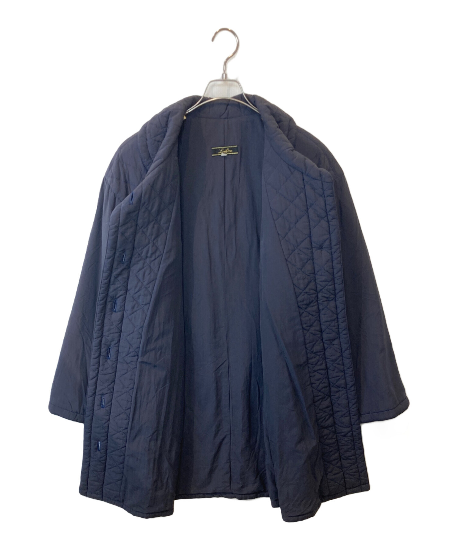 中古・古着通販】LEILIAN (レリアン) 中綿コート ネイビー サイズ:9 