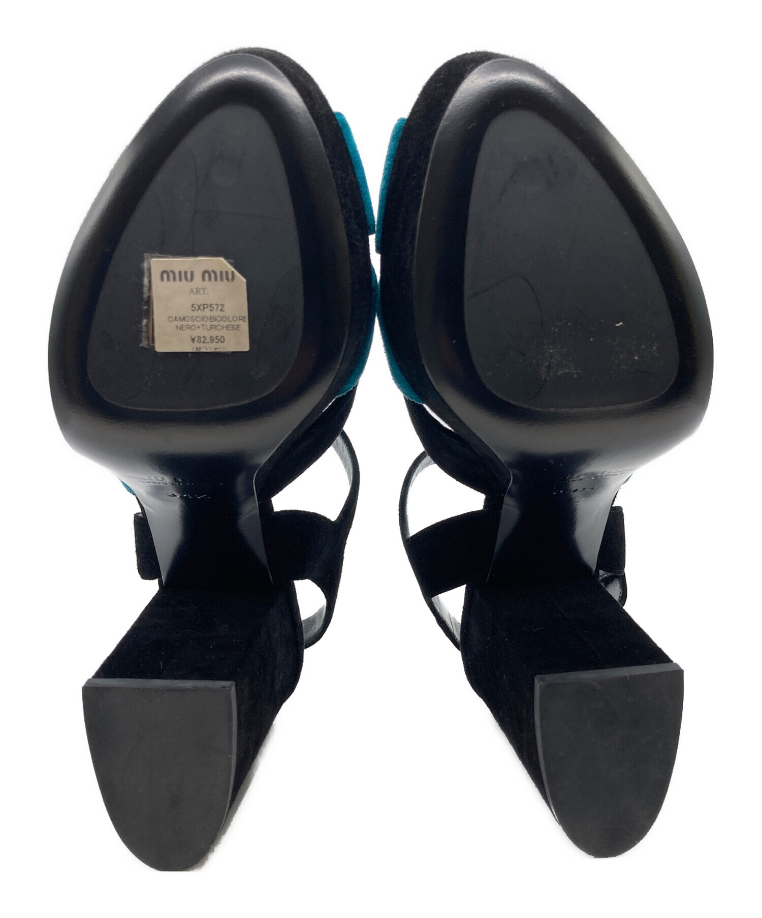 中古・古着通販】MIU MIU (ミュウミュウ) スウェードサンダル 5XP572 