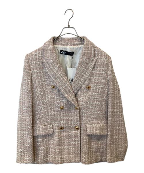 中古・古着通販】ZARA (ザラ) テクスチャー ダブルブレスト