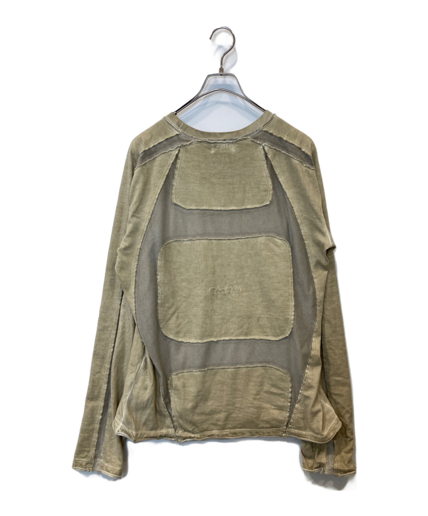 メーカー取寄せ THUG CLUB Turtle Mesh Sleeve ロンT カットソー