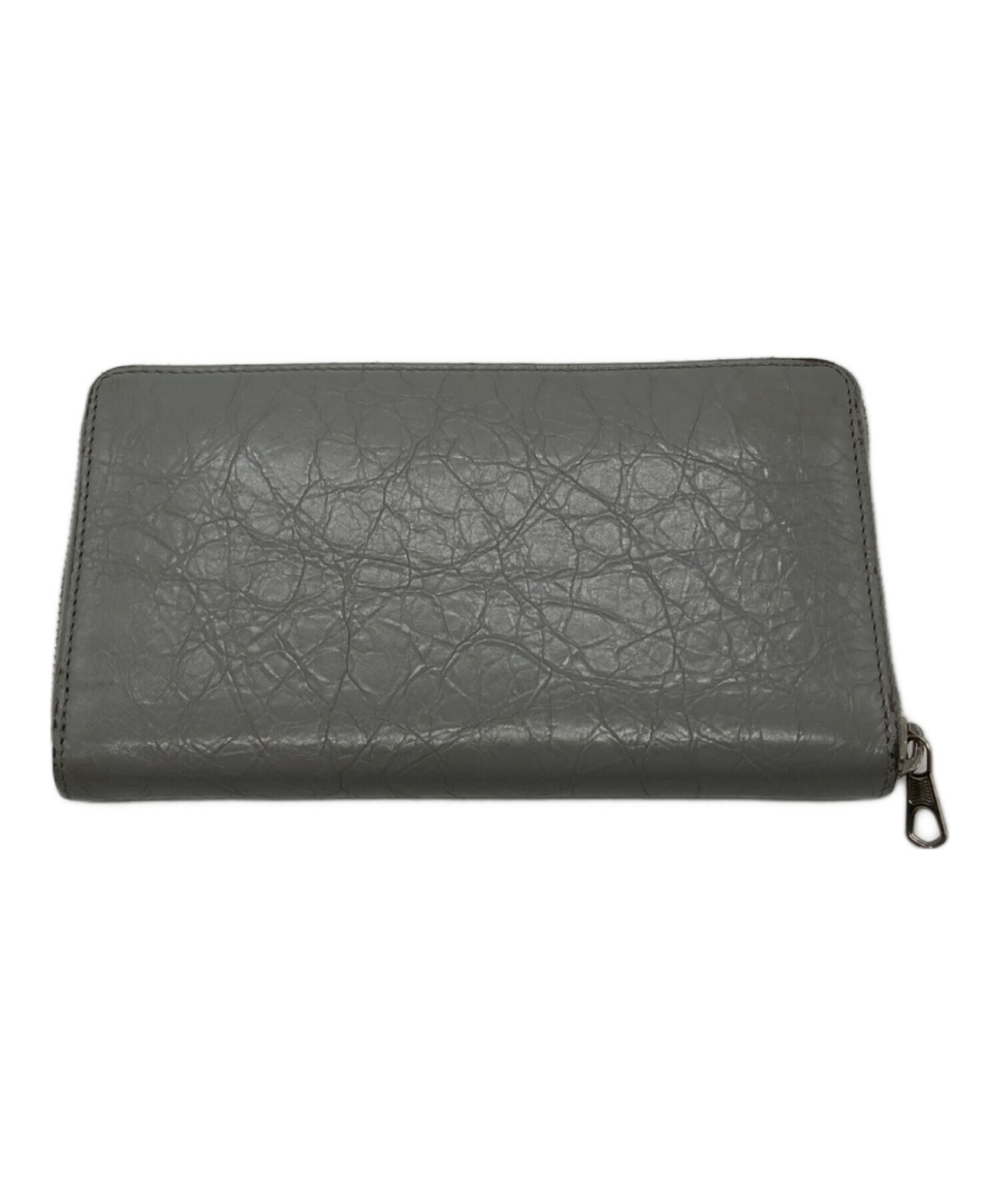 中古・古着通販】BALENCIAGA (バレンシアガ) 長財布 519641 グレー 