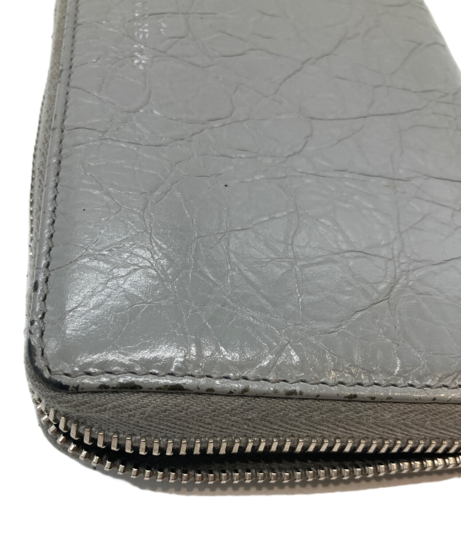 中古・古着通販】BALENCIAGA (バレンシアガ) 長財布 519641 グレー