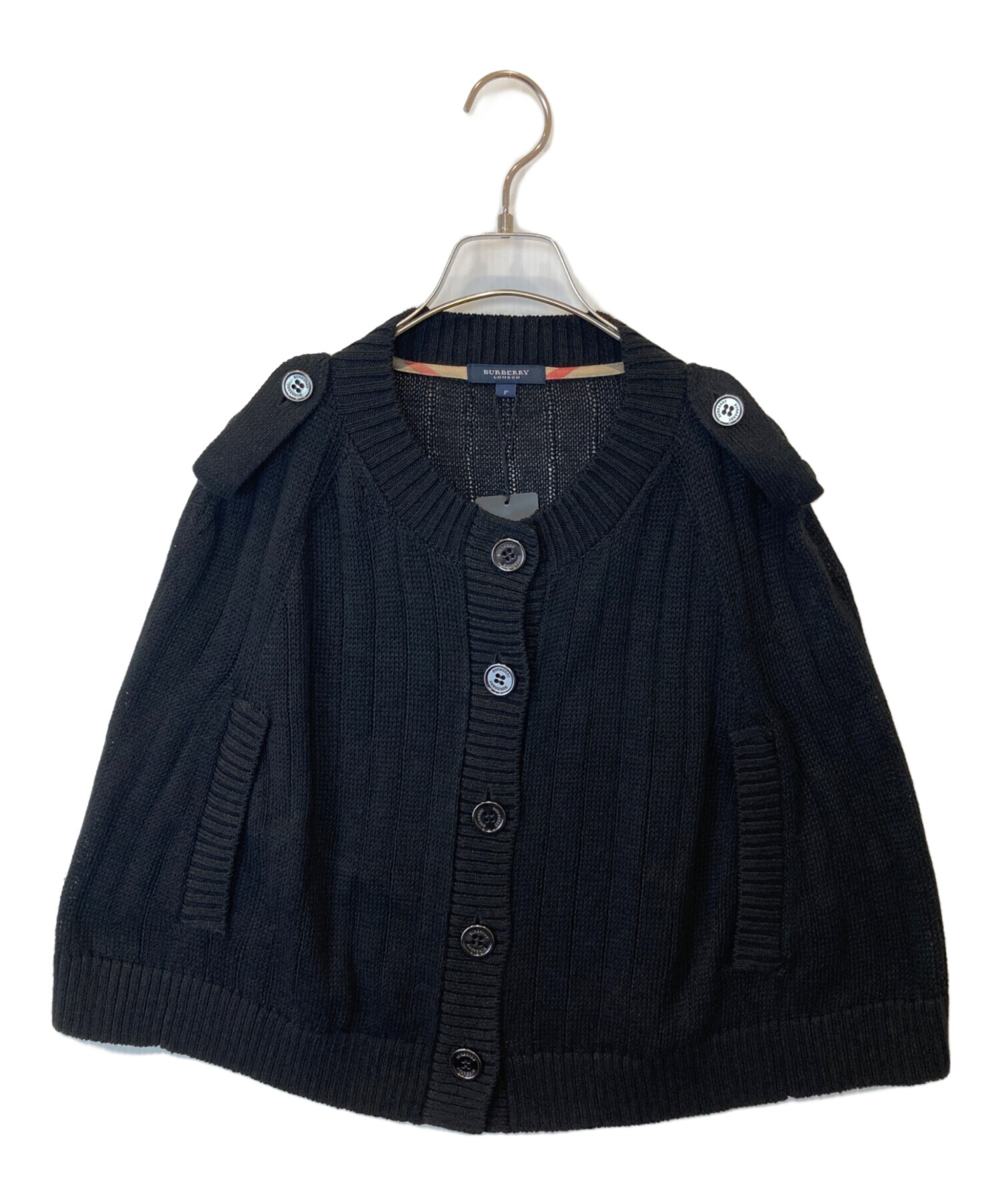 BURBERRY LONDON バーバリーロンドン　ニットポンチョ　フリーサイズ BURBERRY BURBERRY LONDON バーバリーロンドン ニットポンチョ