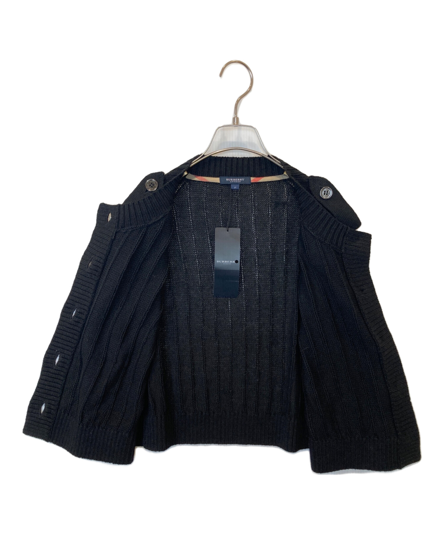 BURBERRY LONDON バーバリーロンドン　ニットポンチョ　フリーサイズ BURBERRY BURBERRY LONDON バーバリーロンドン ニットポンチョ