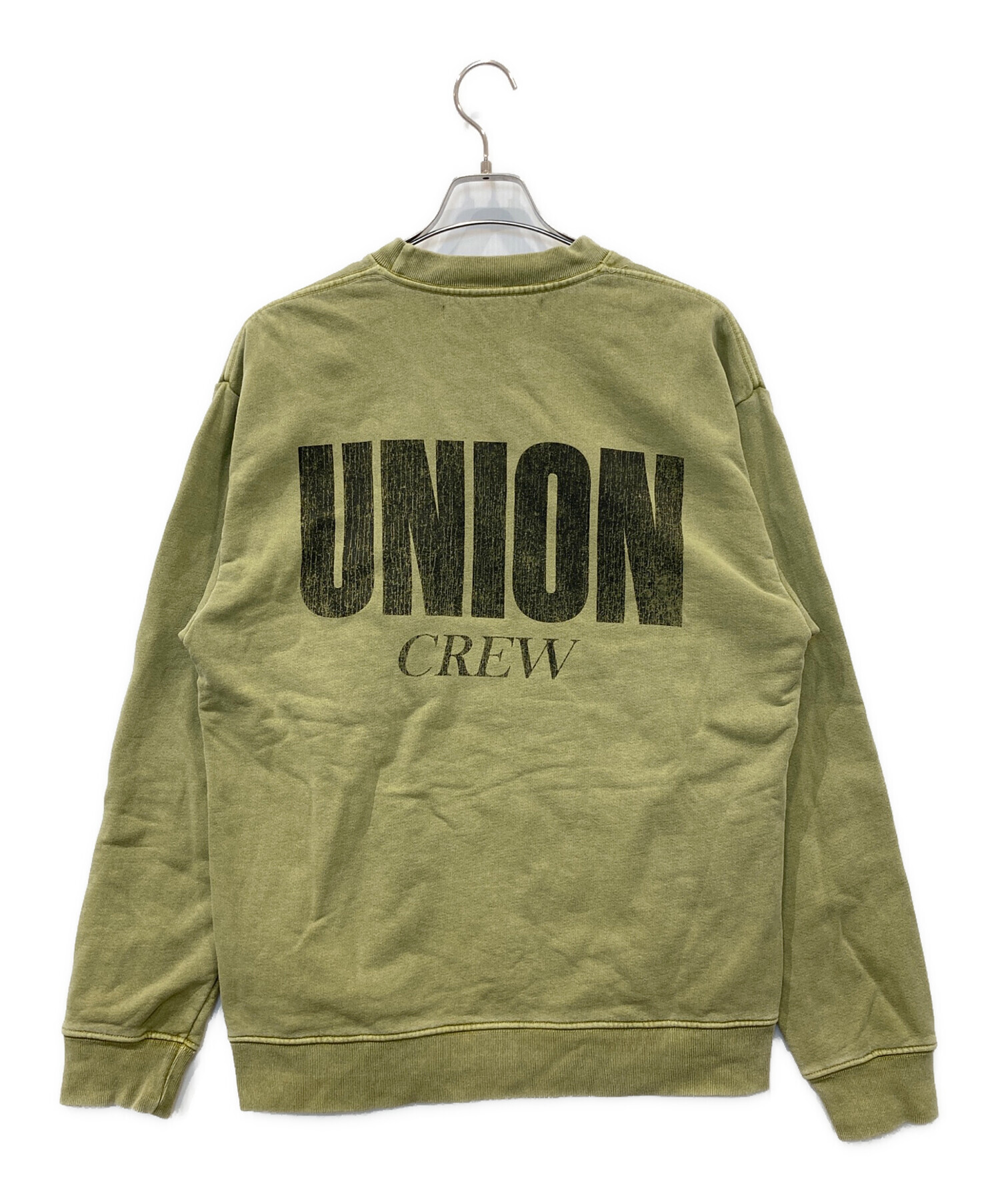 中古・古着通販】UNION (ユニオン) クルーネックスウェット カーキ 