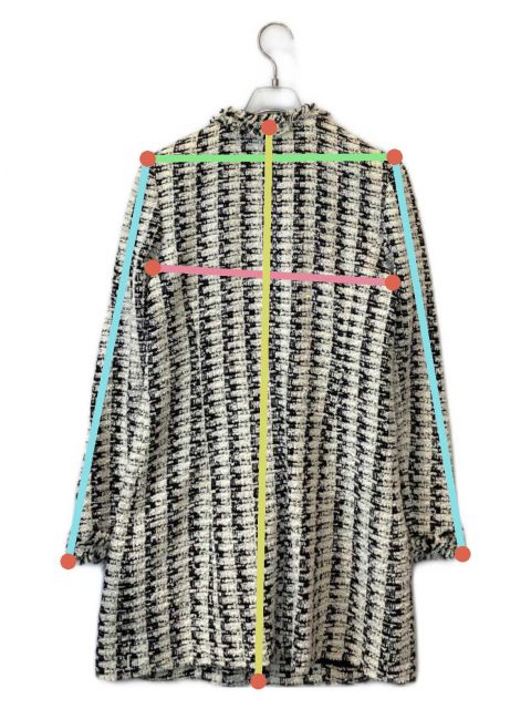 TOBECHIC☆ツィードコート 新品未使用タグ付き TOBECHIC☆ツィードコート 新品未使用タグ付き