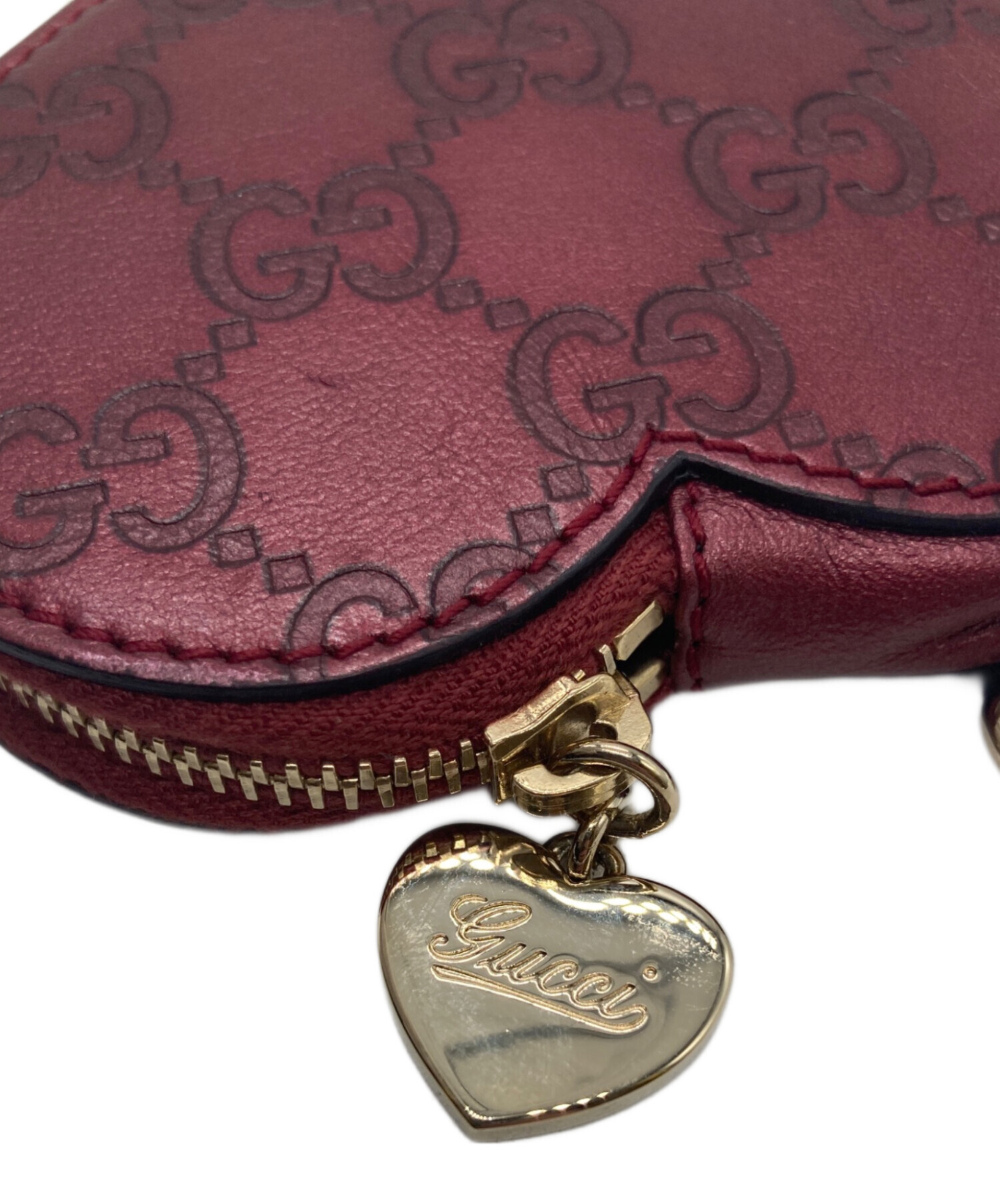 中古・古着通販】GUCCI (グッチ) コインケース 152615 3731 ボルドー