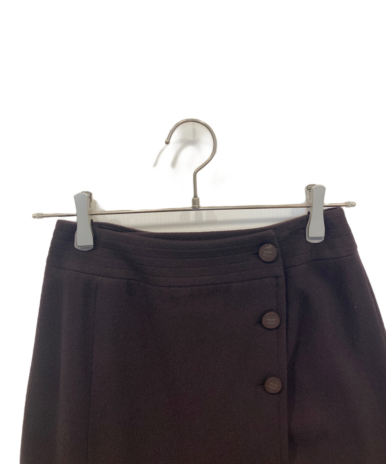 中古・古着通販】CHANEL (シャネル) カシミヤスカート P18146V07699  