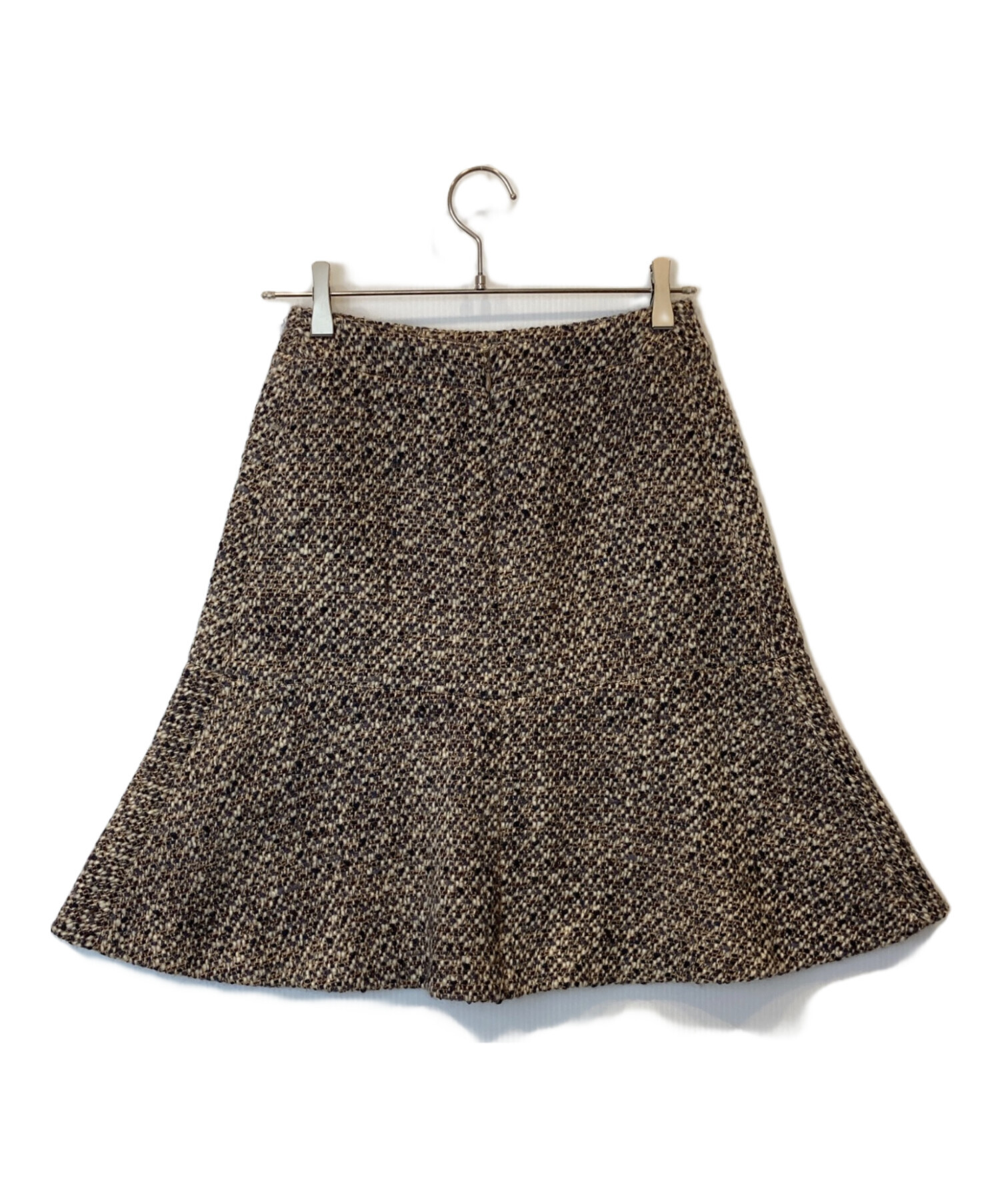 シャネル　ツイード　スカート　正規品 美品 CHANEL シャネル ツイード スカート ココマーク - メルカリ