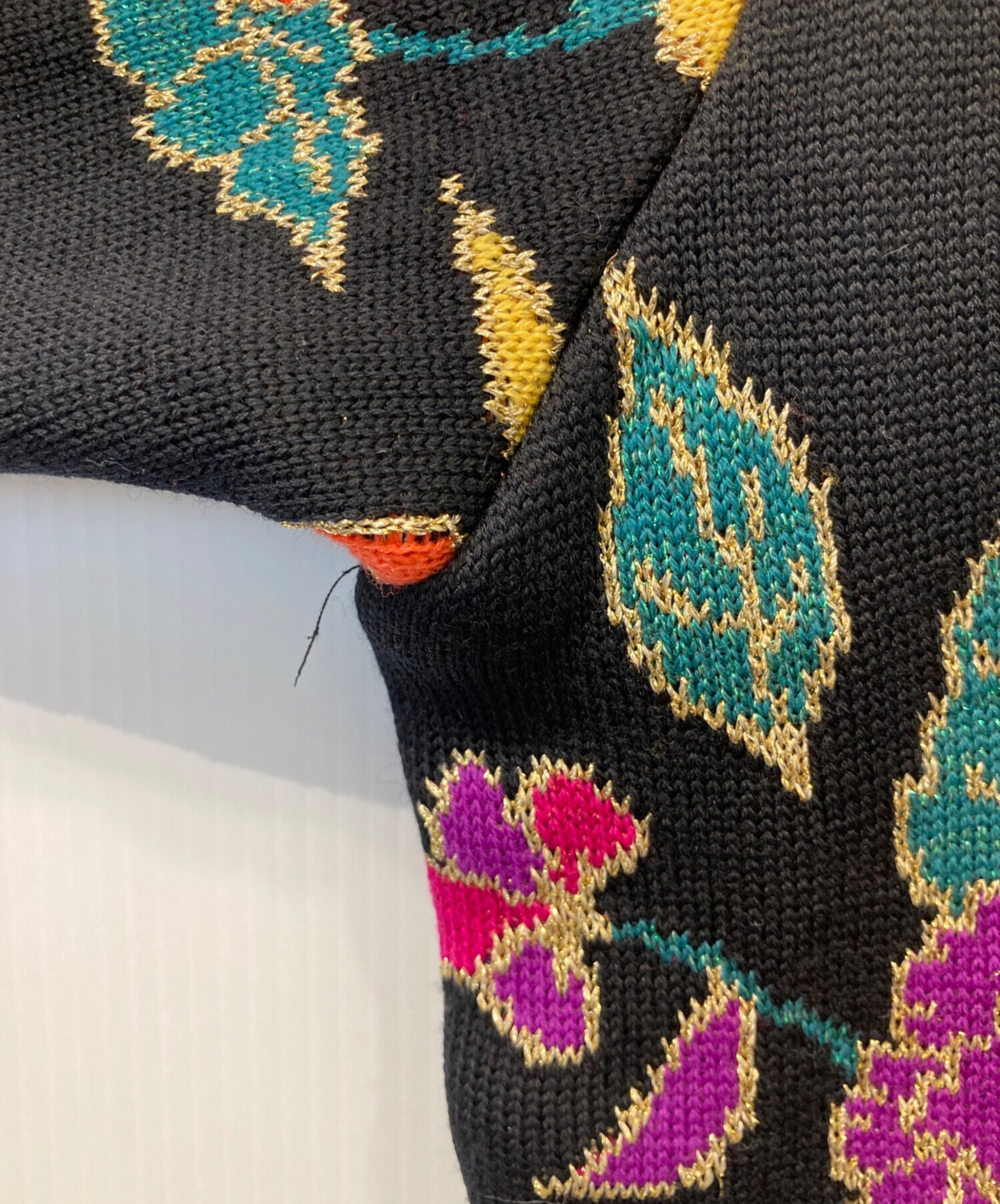 近年美品　LEONARD レオナール　レーヨン　ニット　カーディガン　40 中古・古着通販】LEONARD (レオナール) ウールニットカーディガン G-HG