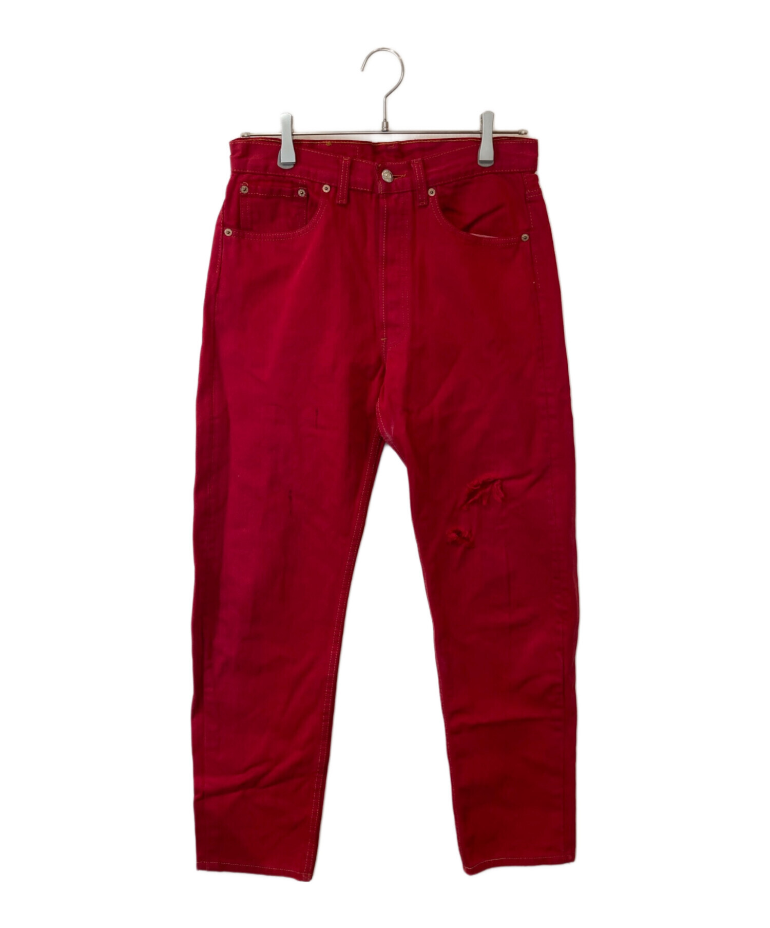中古・古着通販】LEVI'S (リーバイス) 501カラーデニムパンツ レッド