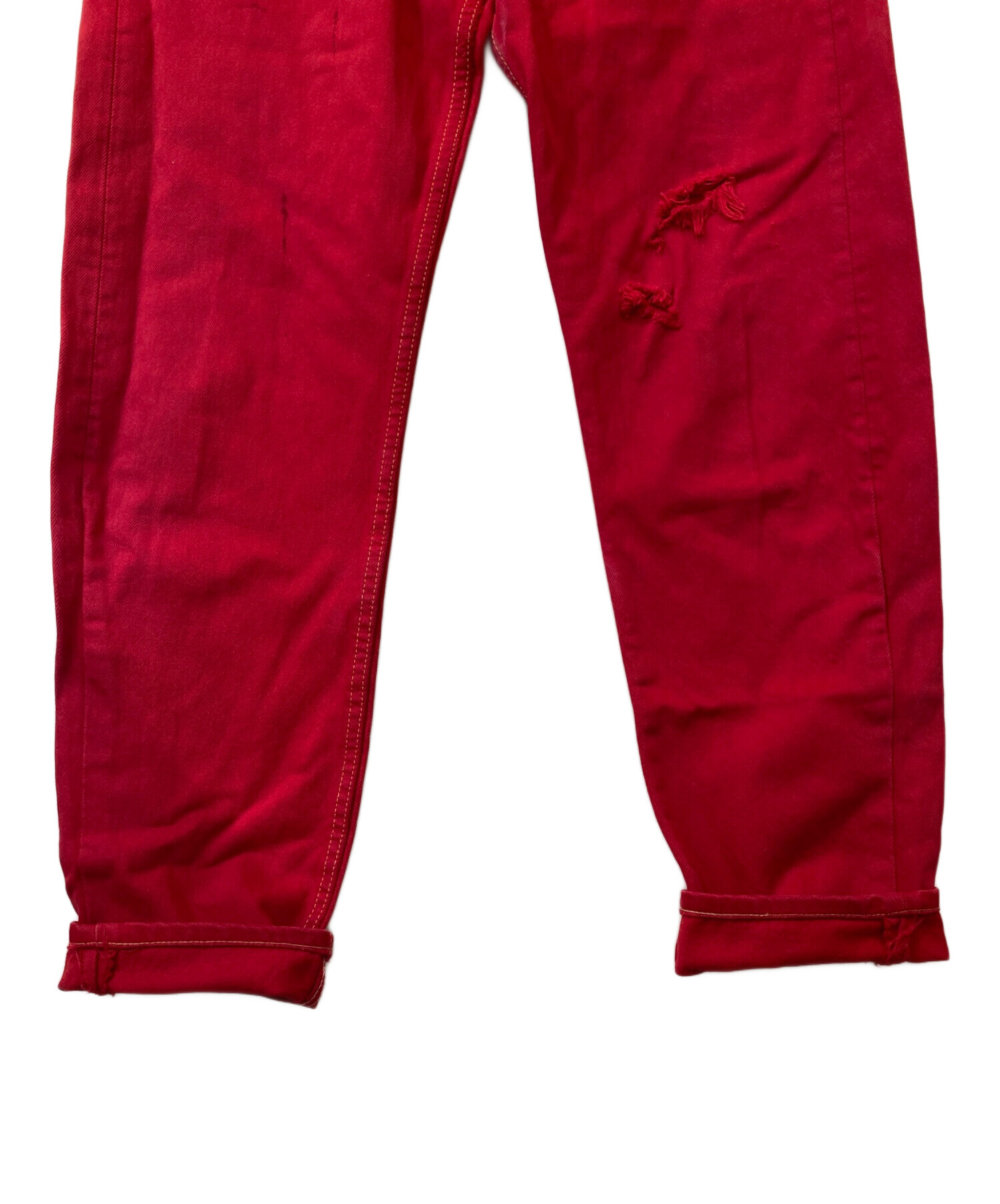 中古・古着通販】LEVI'S (リーバイス) 501カラーデニムパンツ レッド
