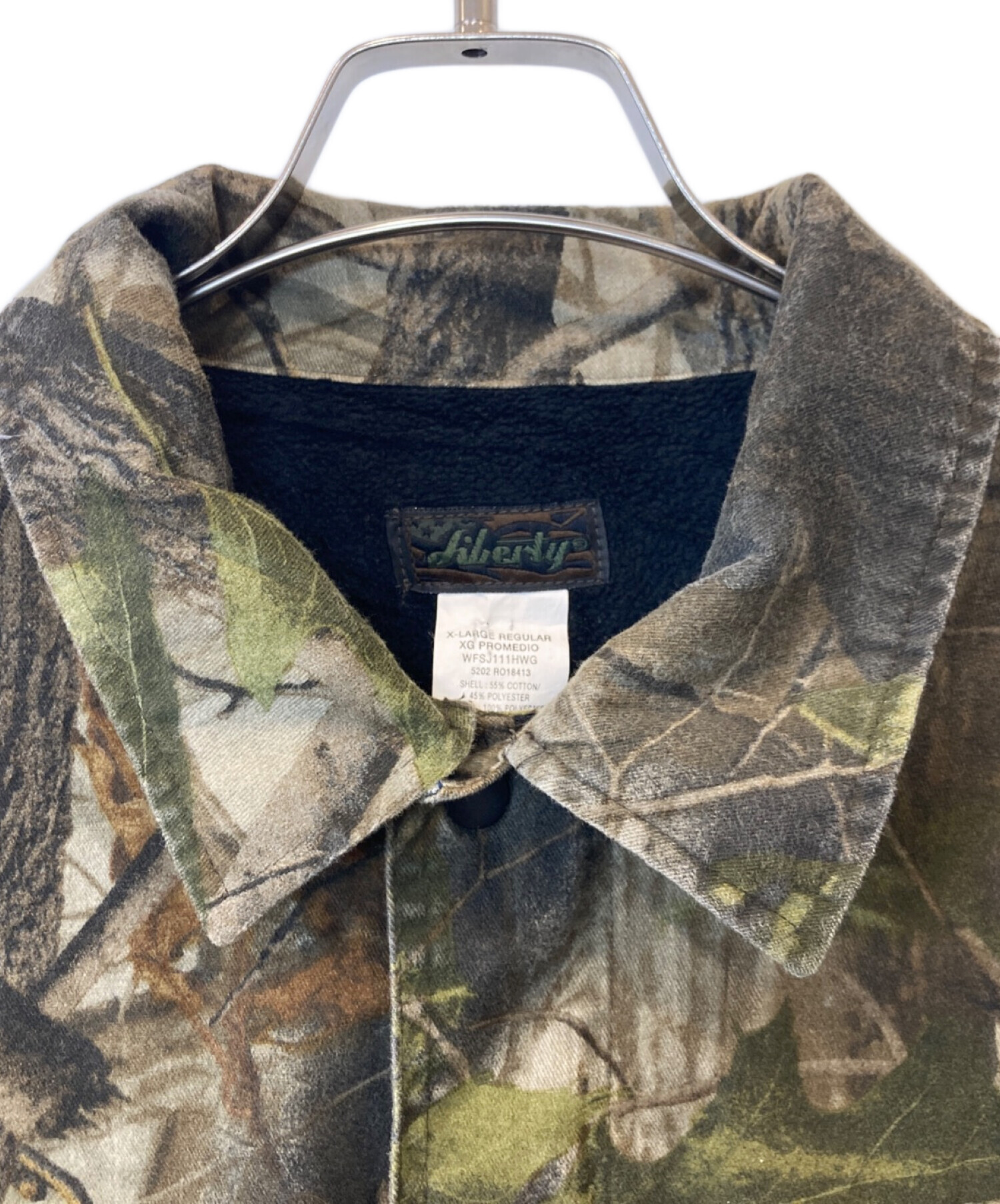 古着　LIBERTY リバリティージャケット 古着 90年代 リバティ LIBERTY 迷彩柄 リアルツリーカモ 中綿入り