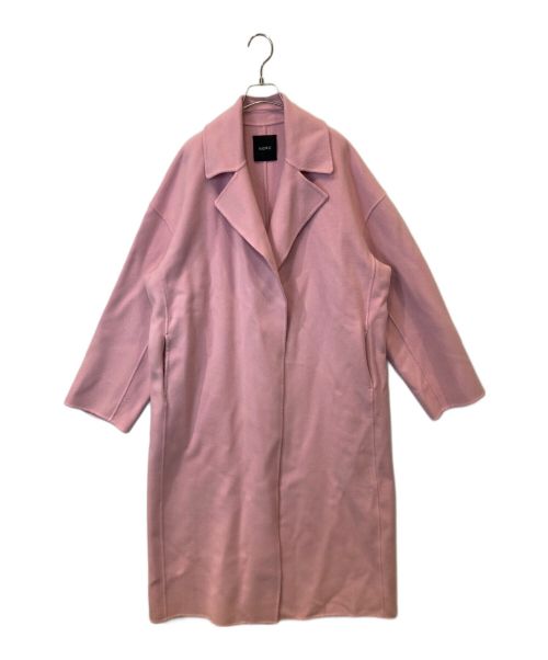 中古・古着通販】N.O.R.C (ノーク) ウールリバービッグカラーコート