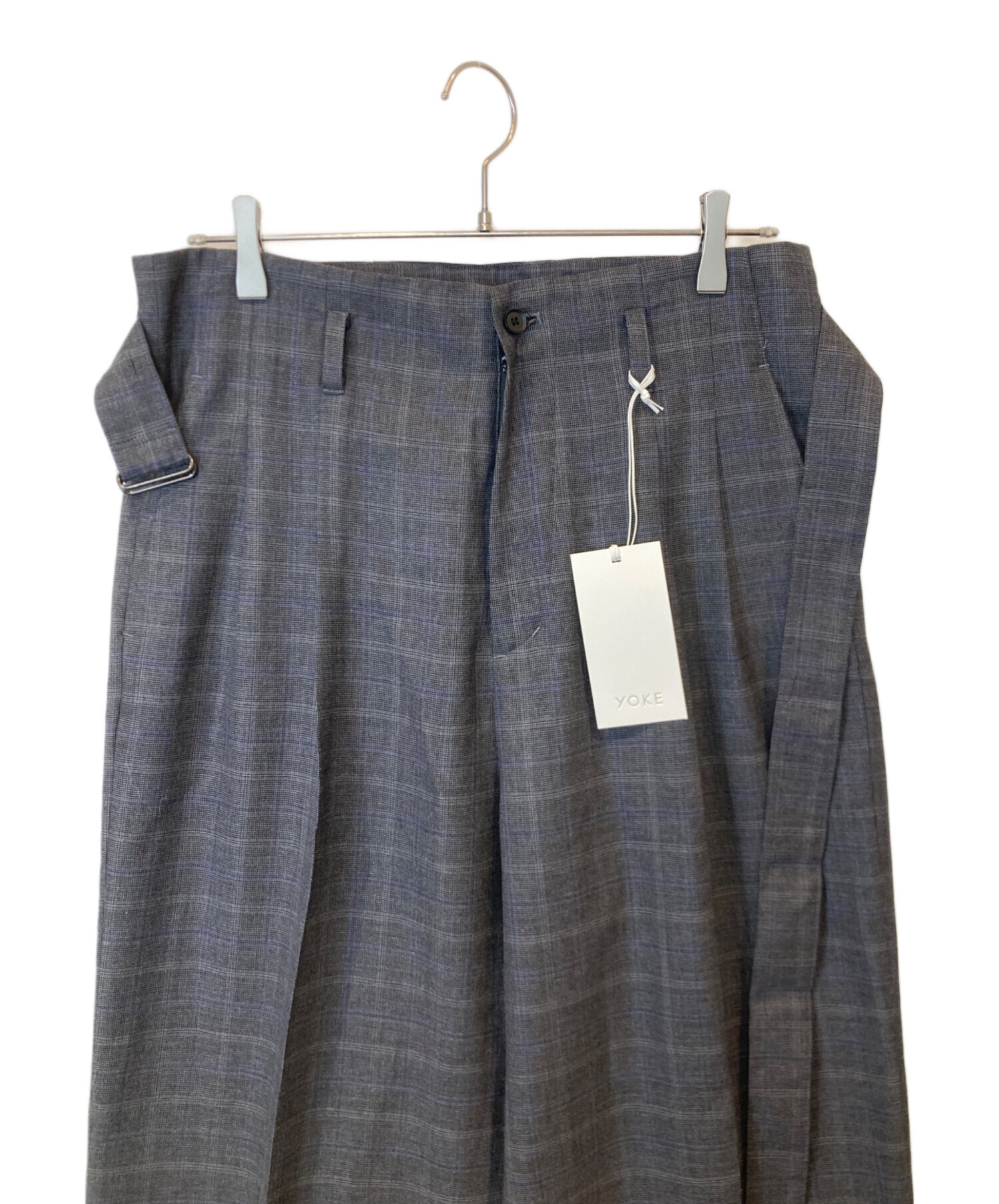 YOKE High Waist Belted Pants