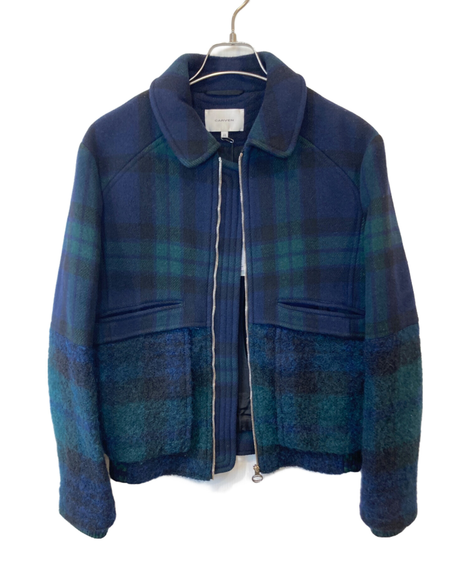 中古・古着通販】CARVEN (カルヴェン) TARTAN WOOL JACKET ウール 