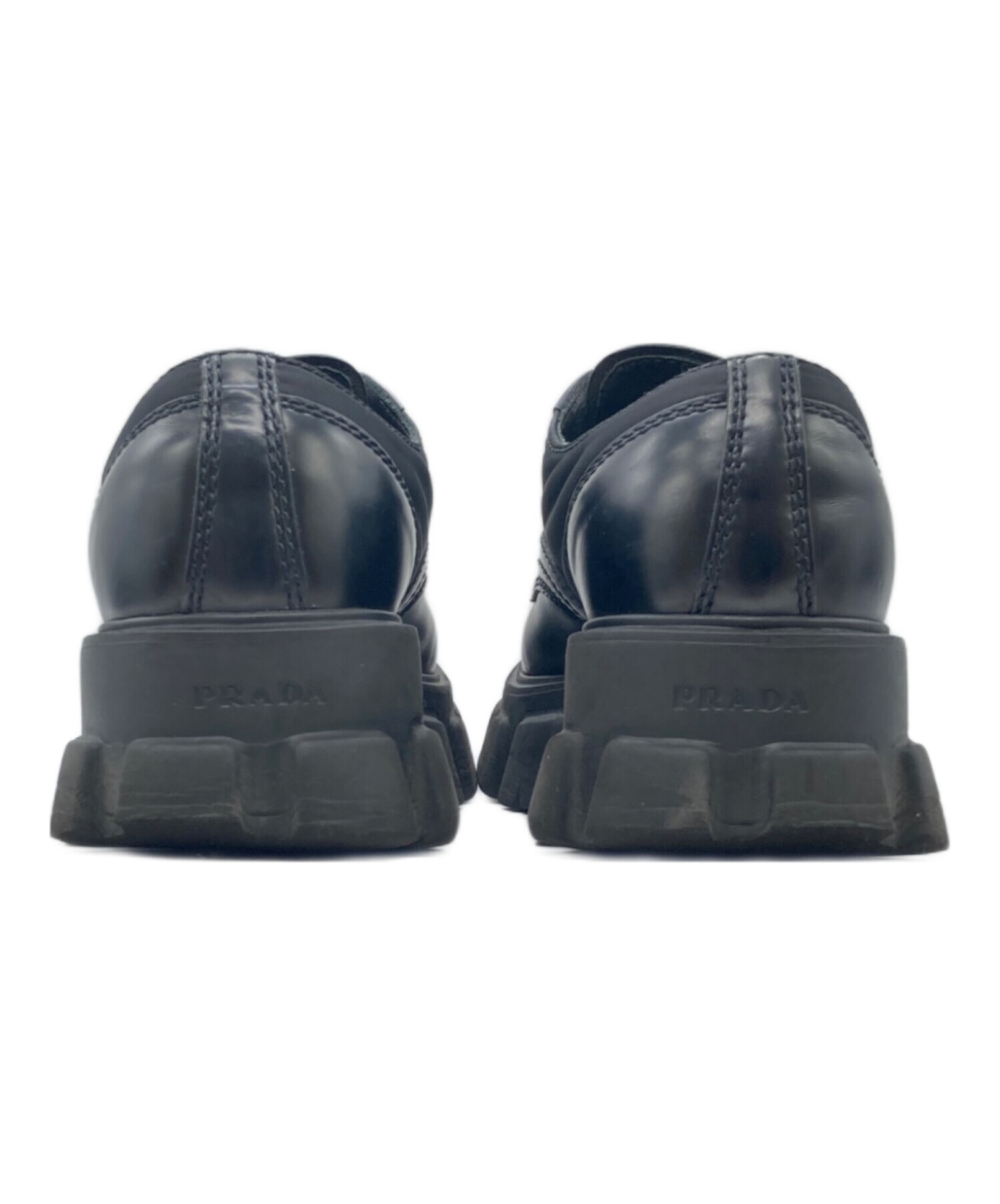 中古・古着通販】PRADA (プラダ) モノリス レースアップシューズ