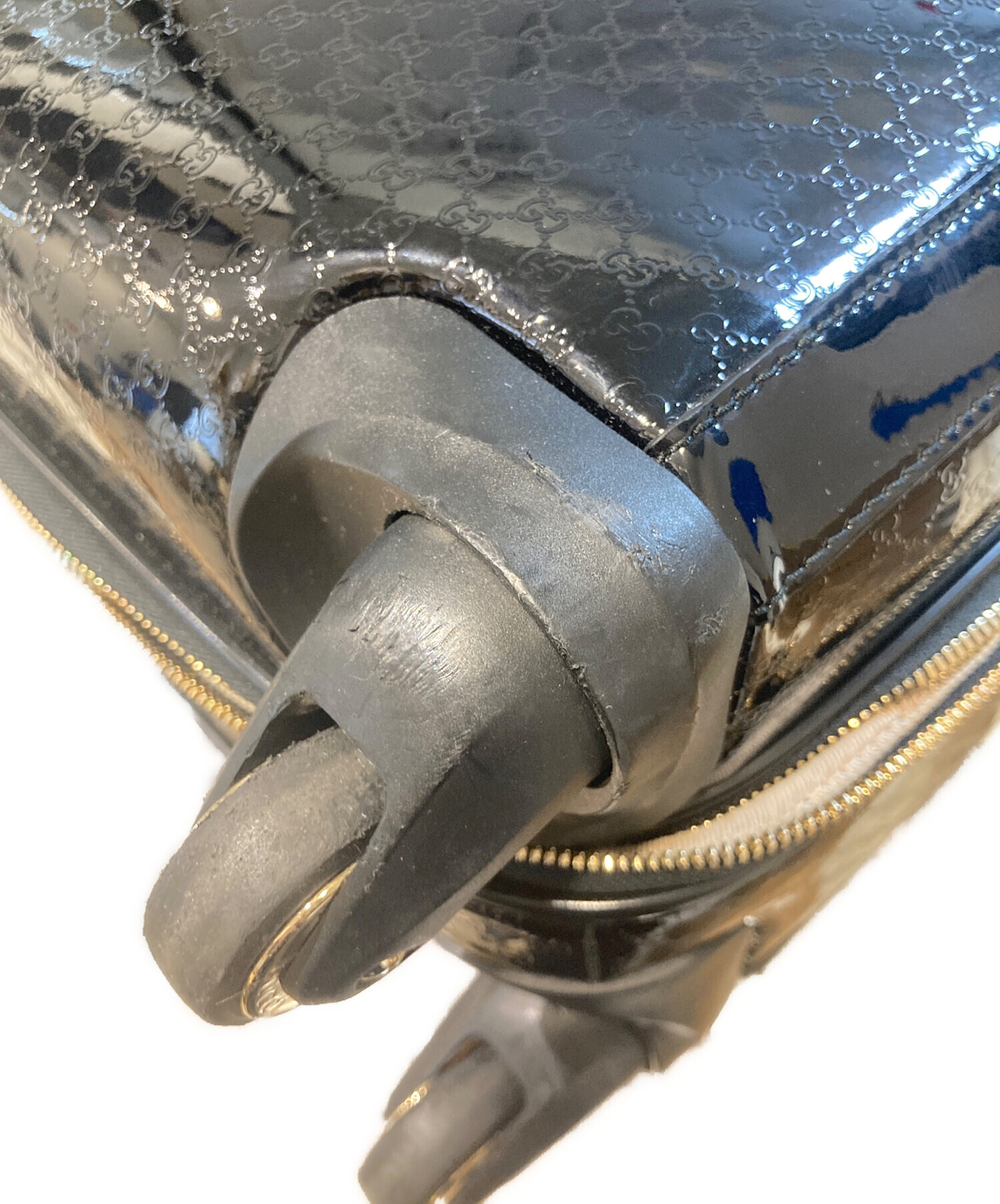 中古・古着通販】GUCCI (グッチ) マイクログッチシマ エナメルキャリー